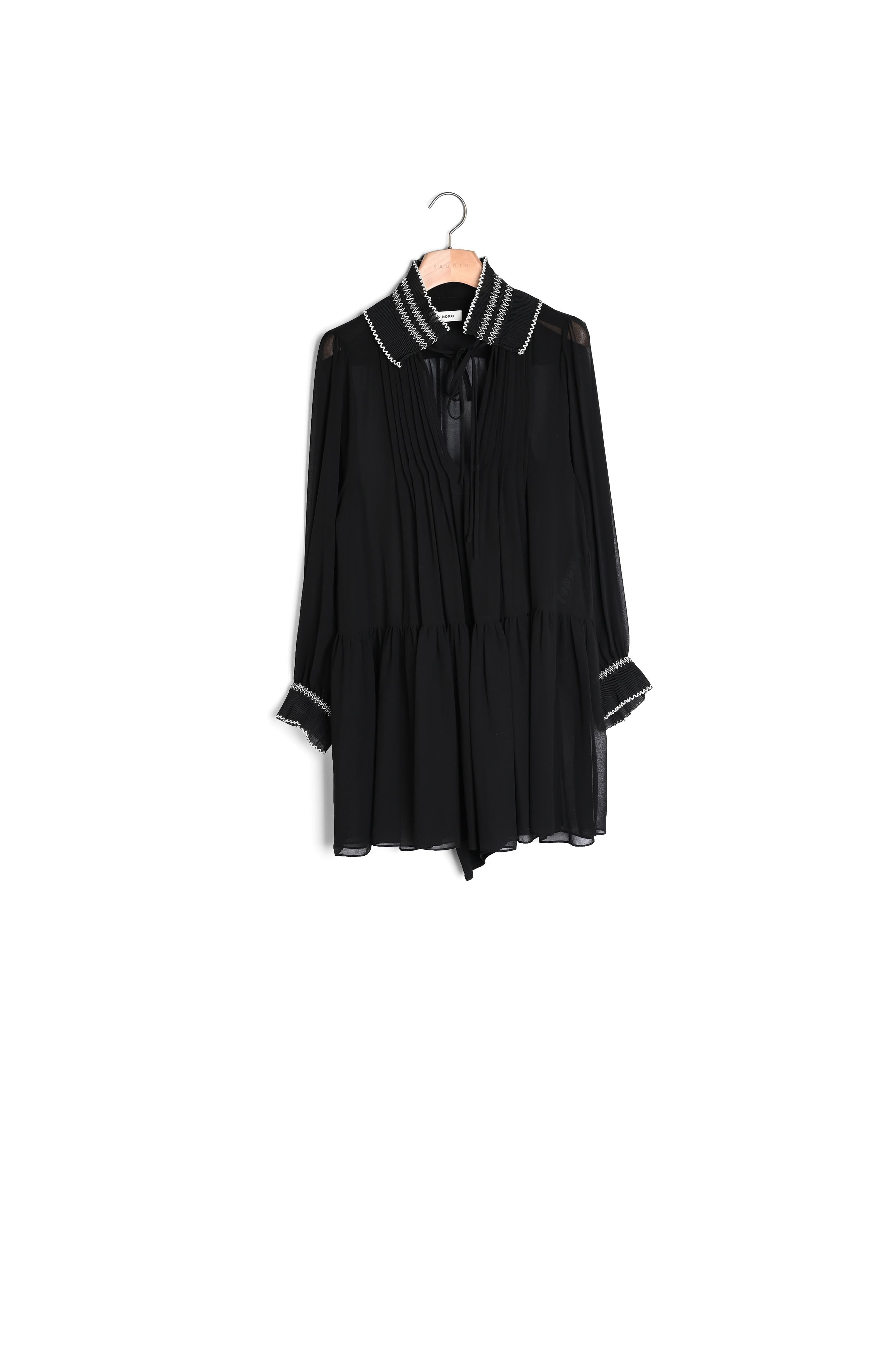 Robe fluide en mousseline Sandro seconde main