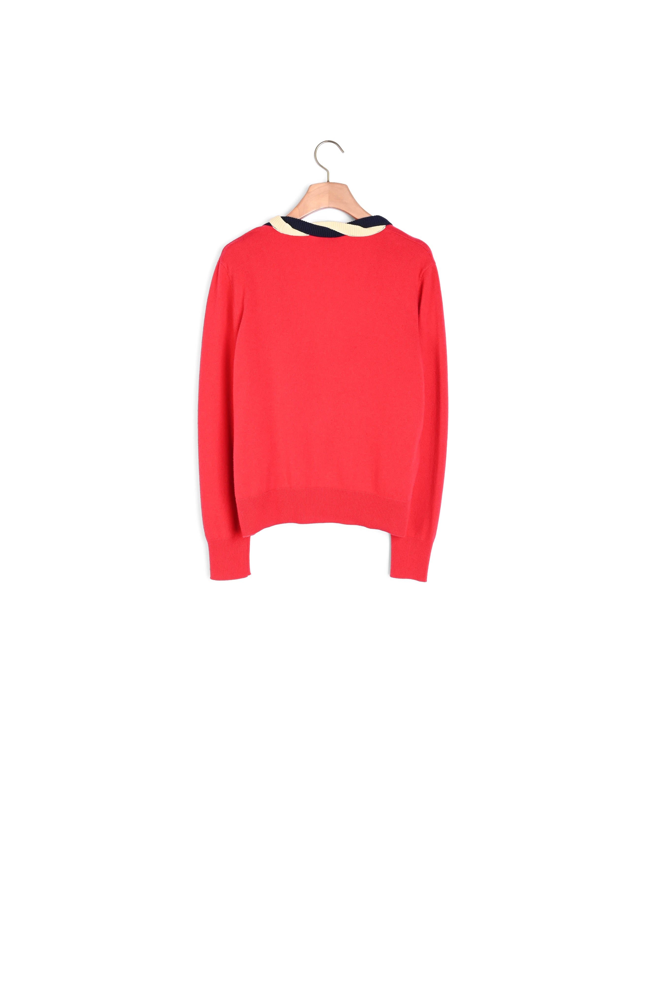 Cardigan court en laine et cachemire Sandro seconde main