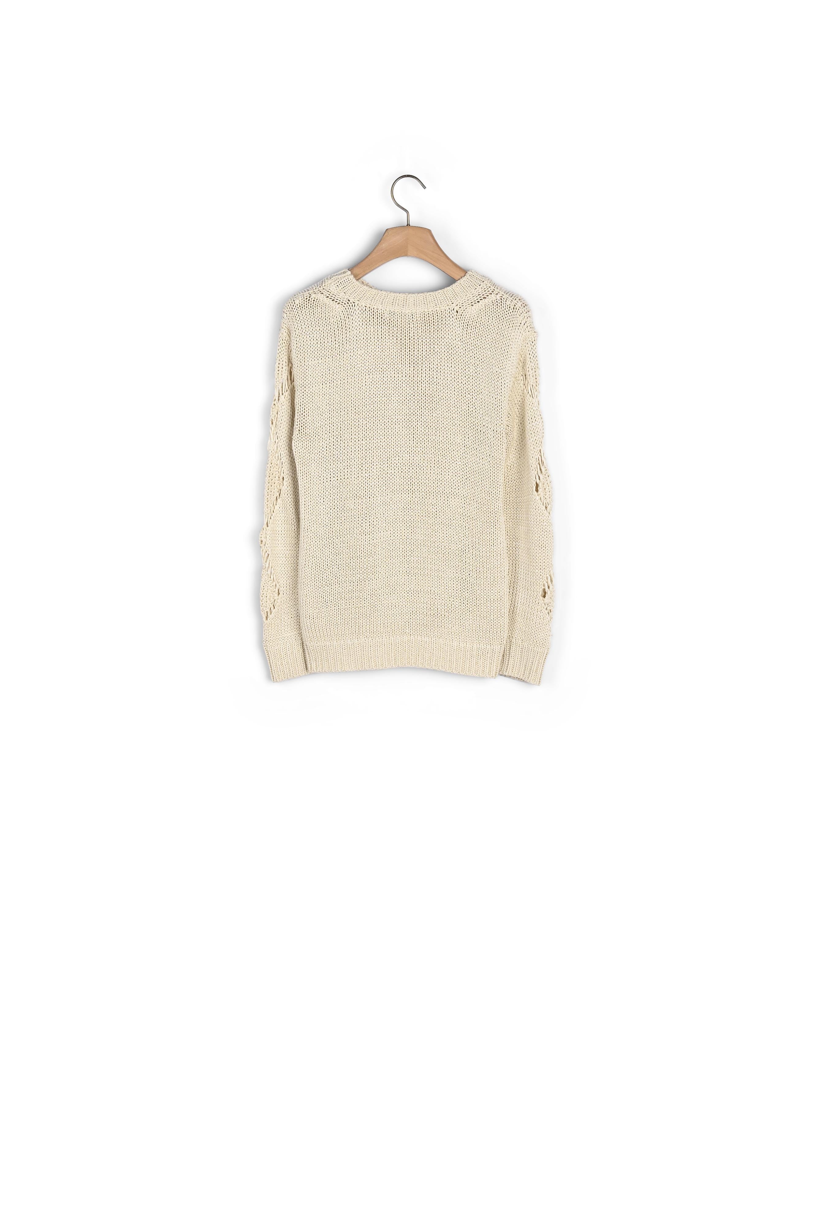 Pull Ecru Sandro seconde main