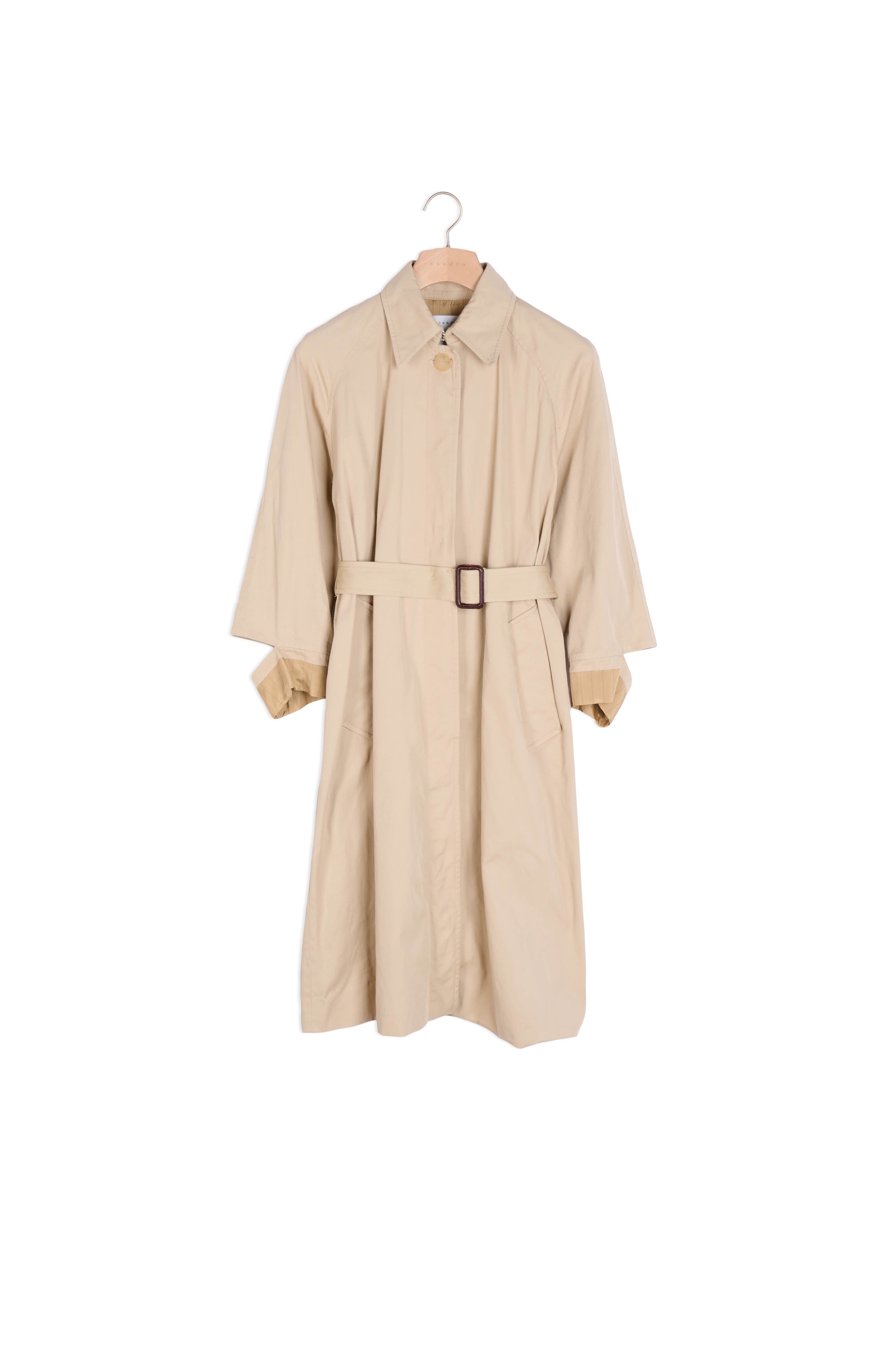 Manteau long esprit trench coat Sandro seconde main