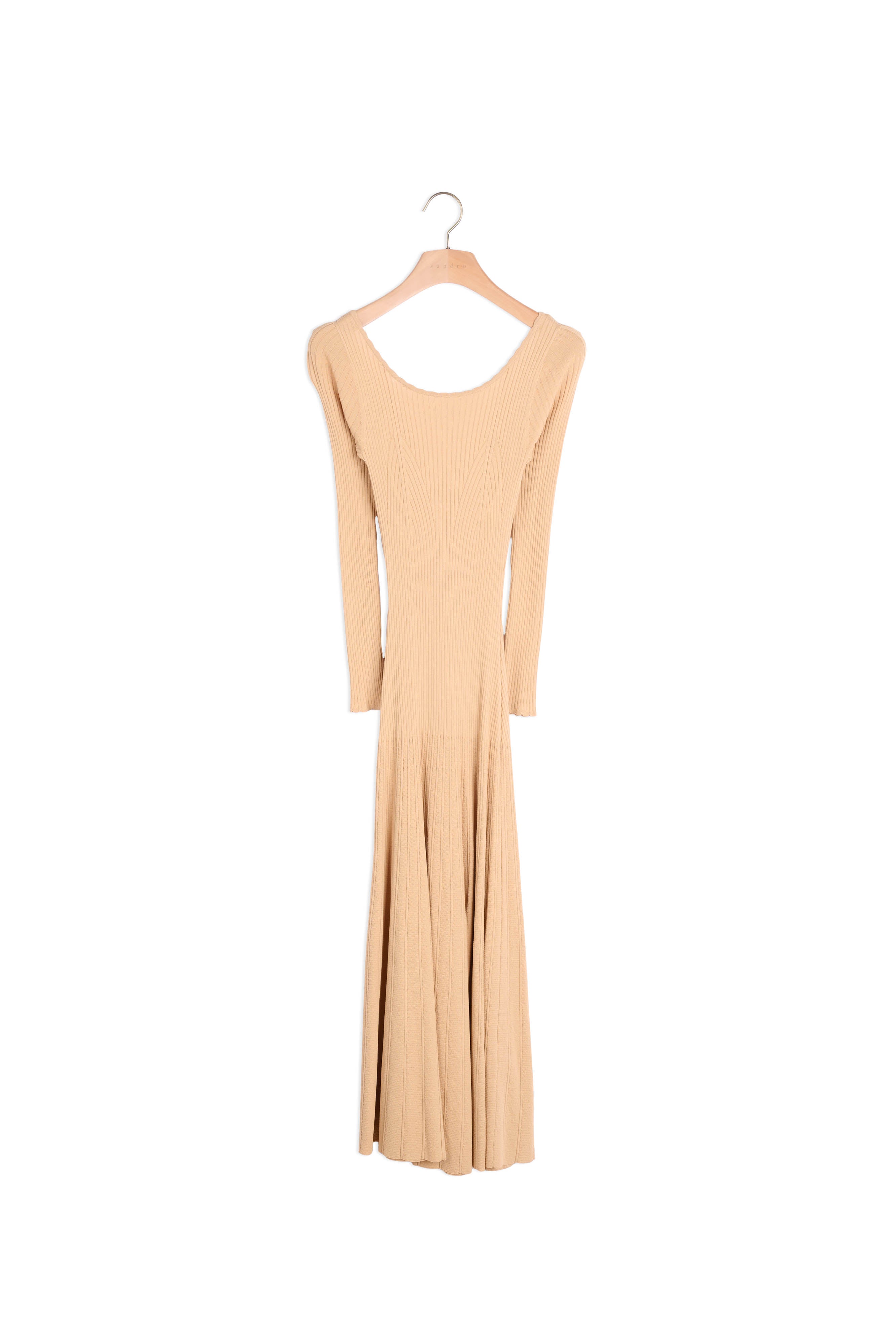 Robe longue en Maille à détail de chaine Sandro seconde main