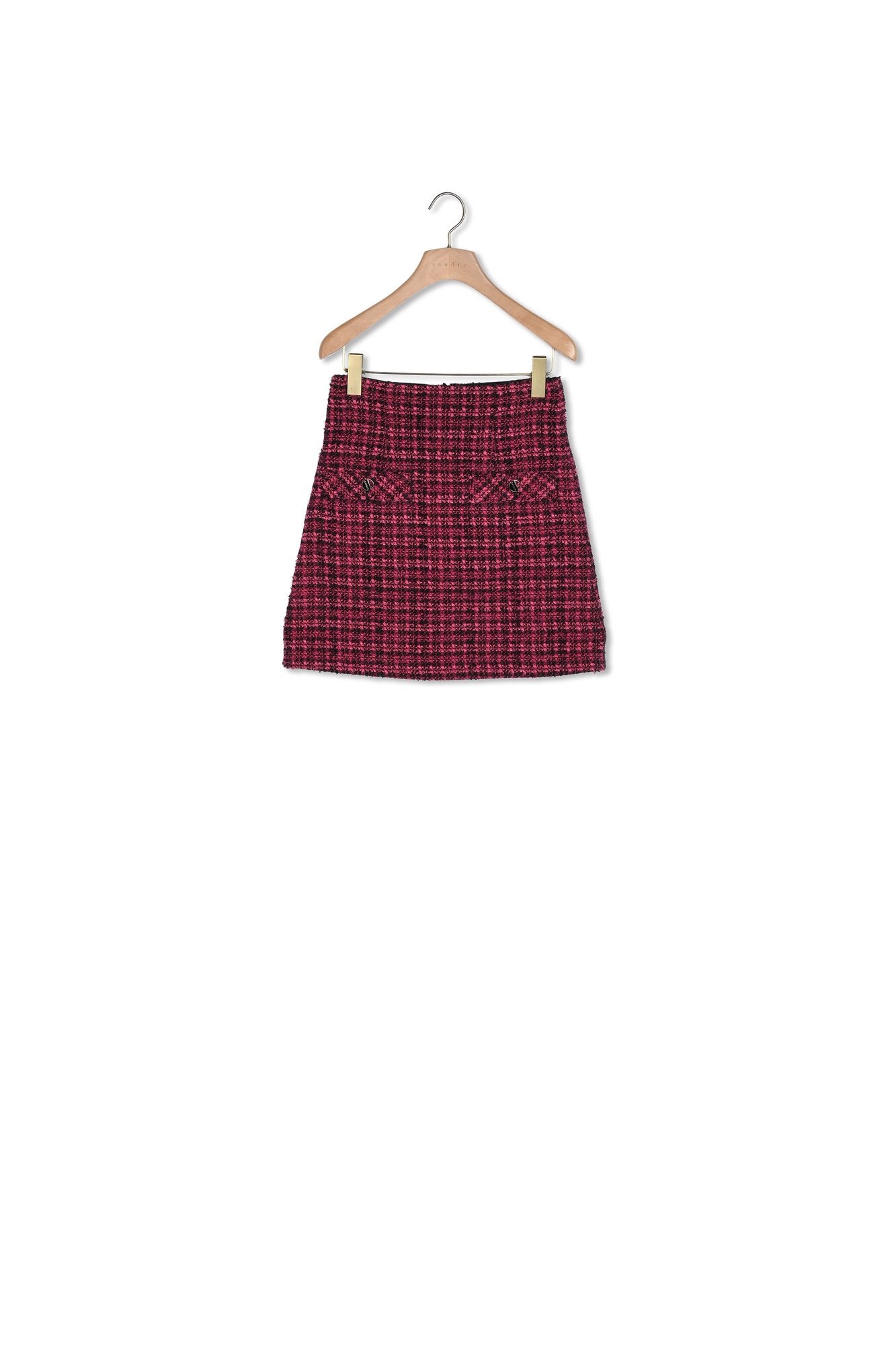 Jupe courte en tweed Sandro seconde main
