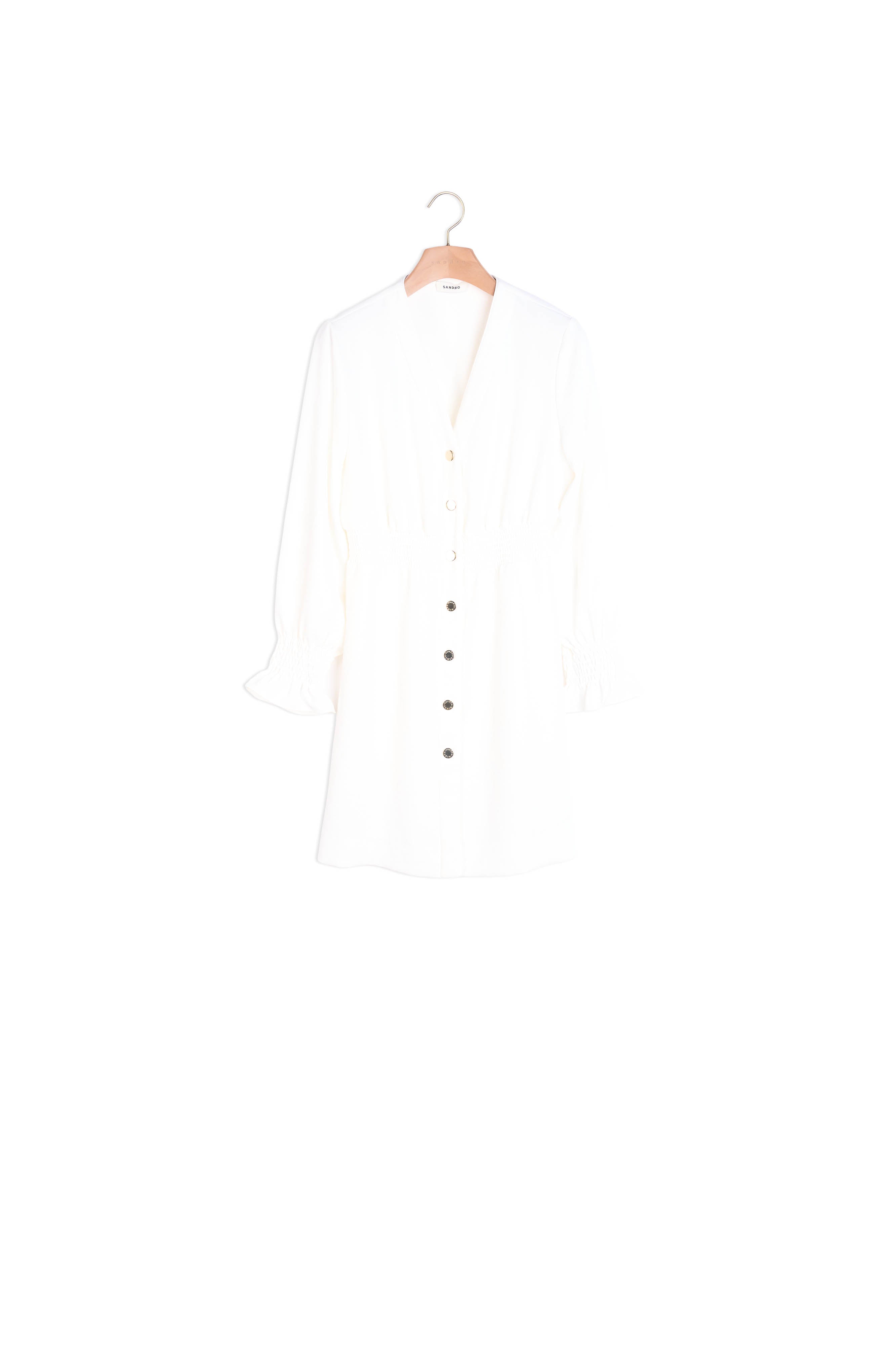 Robe courte à boutons pressions Sandro seconde main