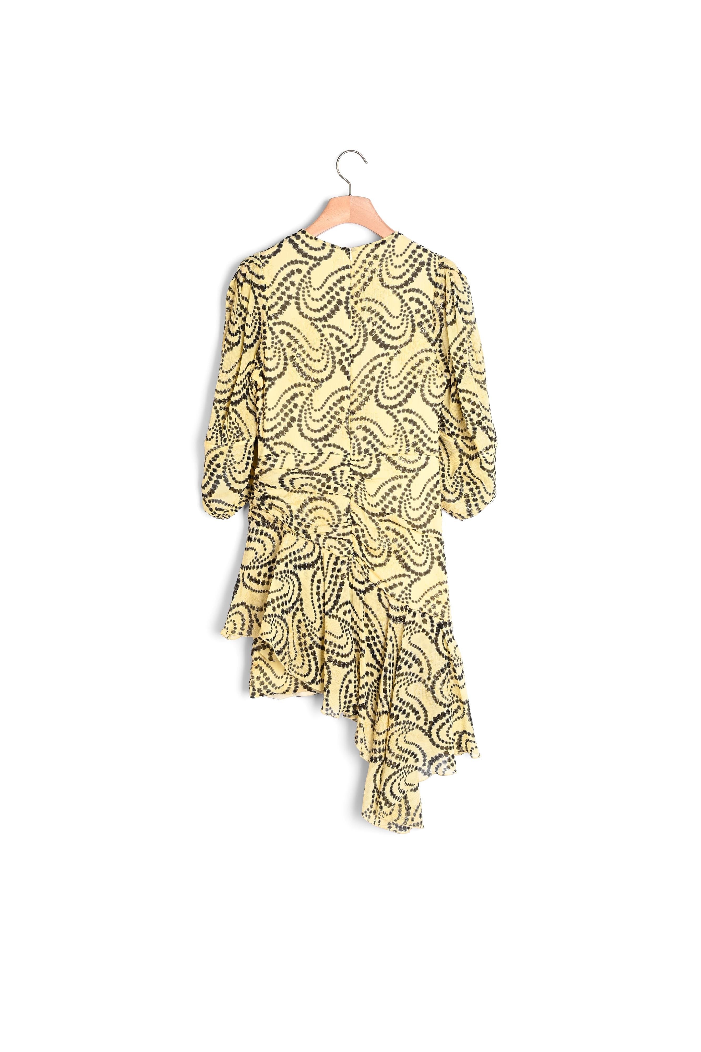 Robe asymétrique imprimé Paisley Sandro seconde main