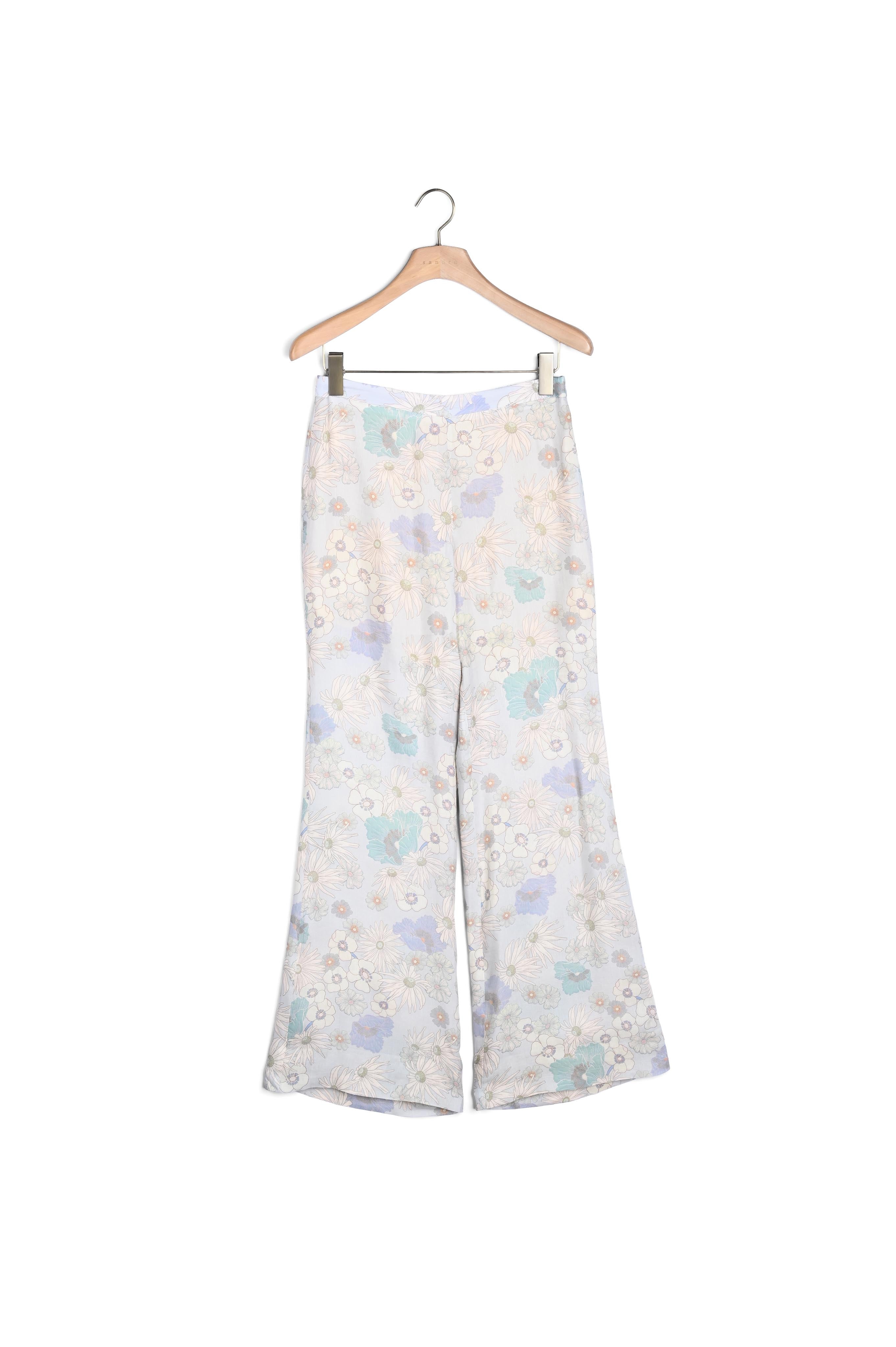 Pantalon fluide imprimé Sandro seconde main