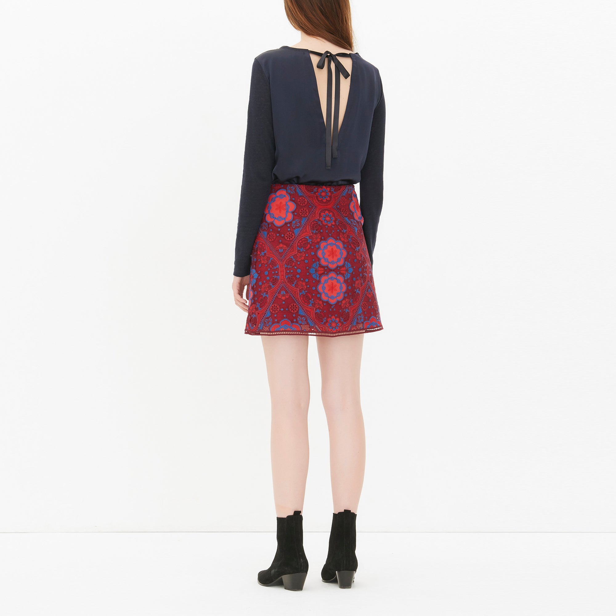 Jupe Rouge Sandro seconde main