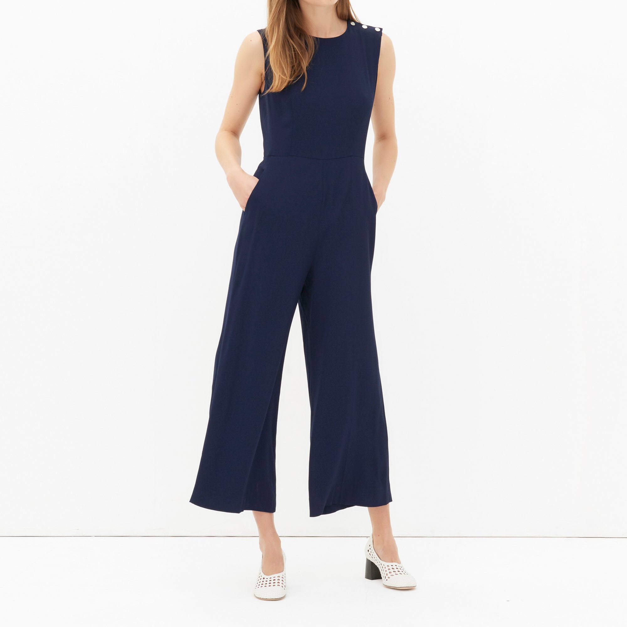 Pantalon Marine Sandro seconde main