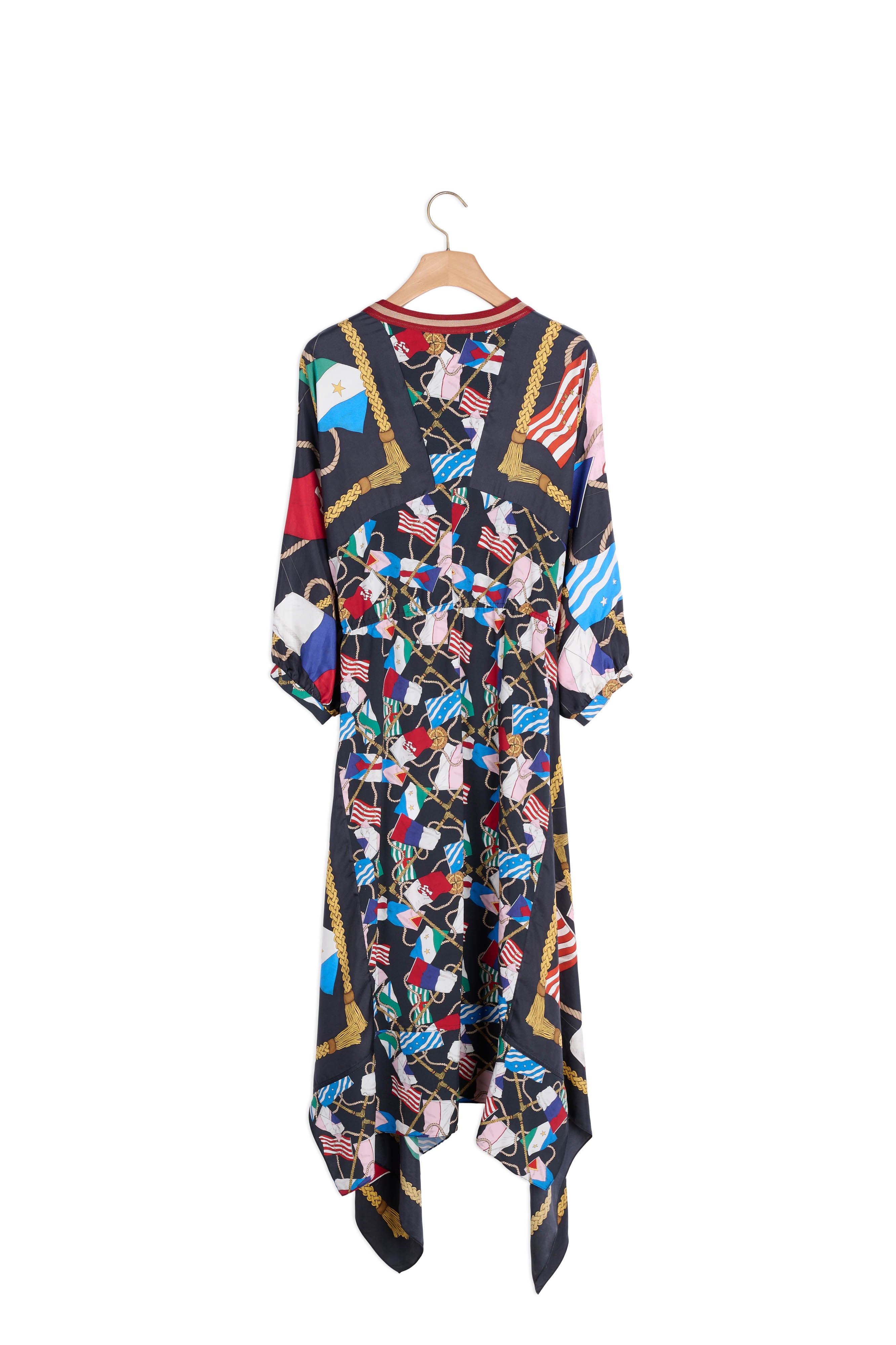 Robe longue imprimée Sandro seconde main