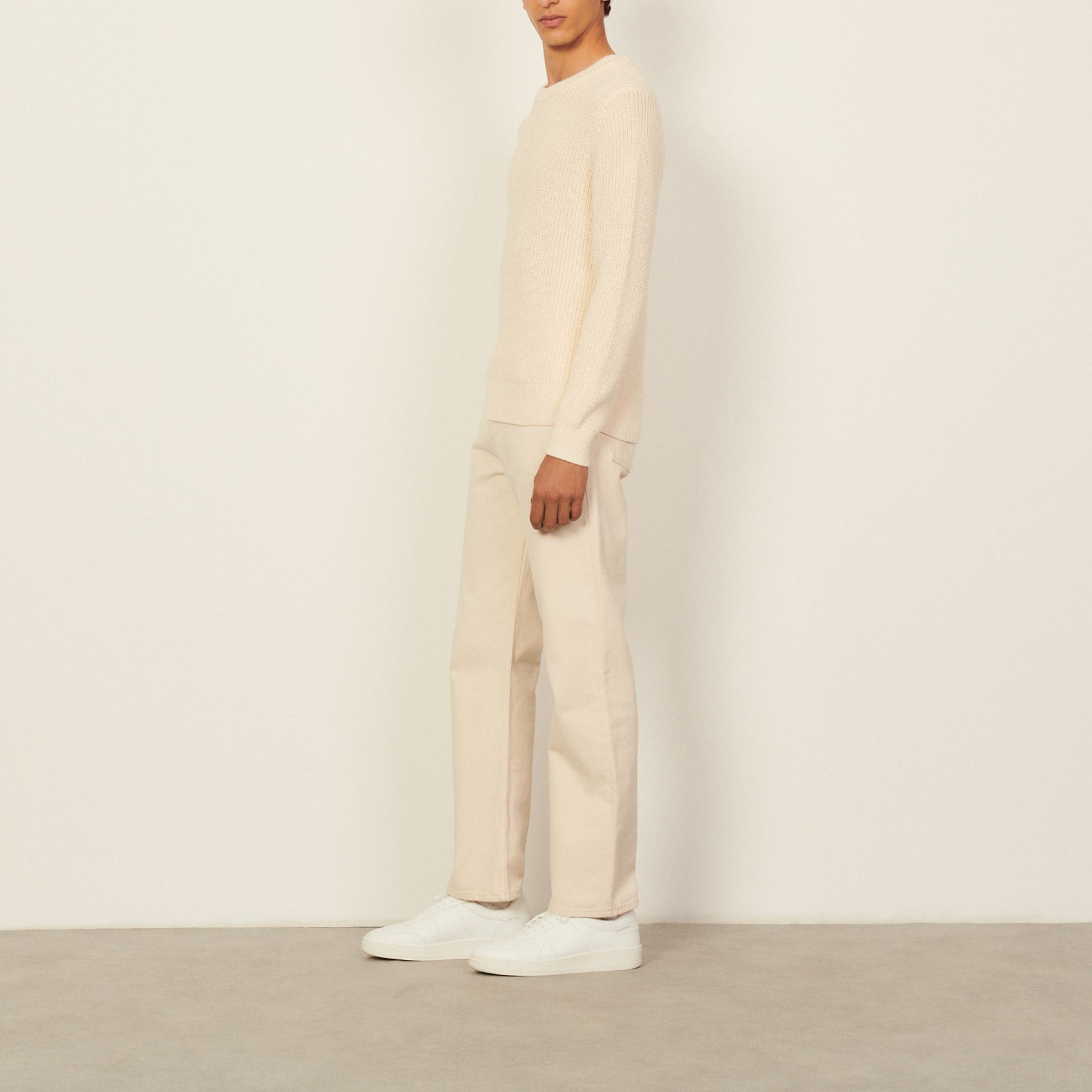 Pull en coton et soie Sandro seconde main