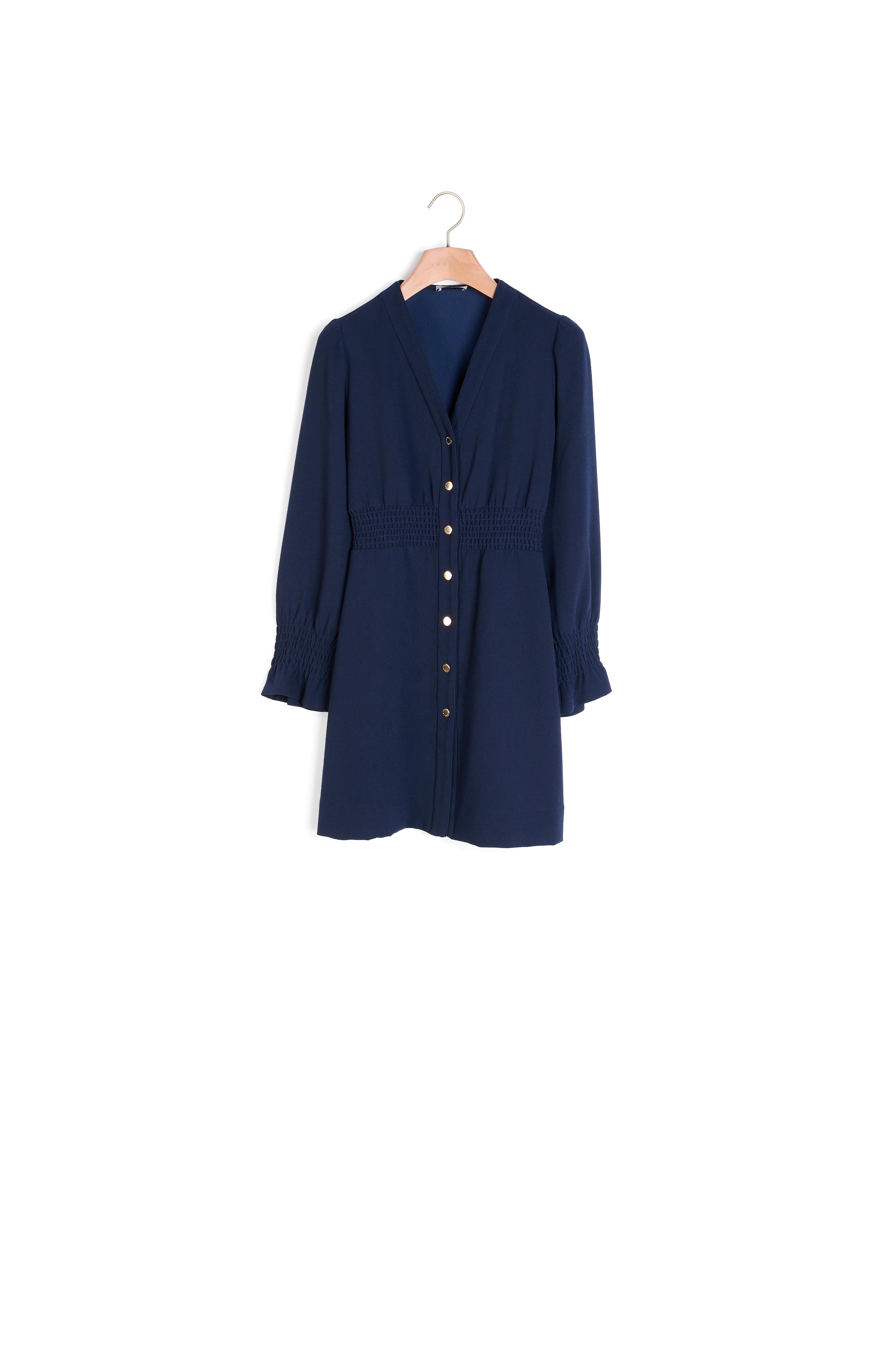 Robe à pressions et ceinture smockée Sandro seconde main