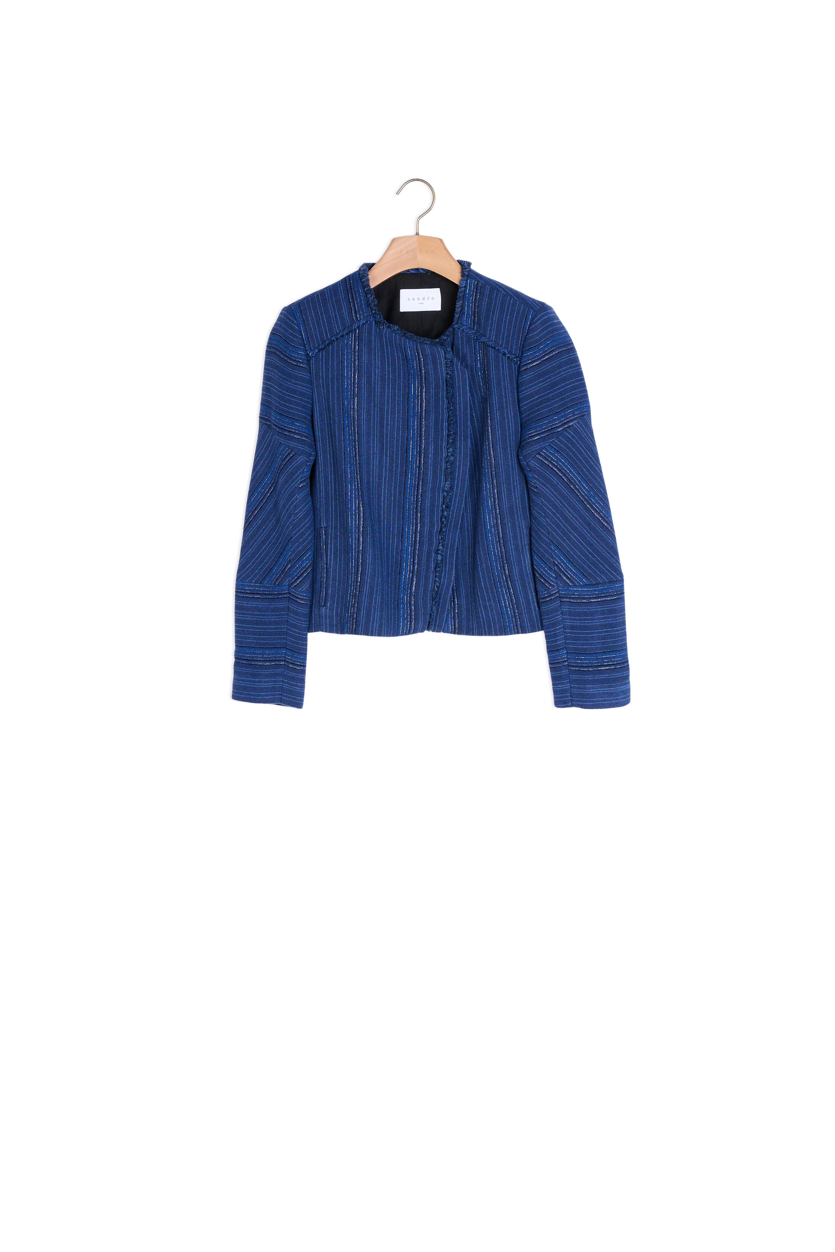 Veste courte -fermeture asymétrique Sandro seconde main