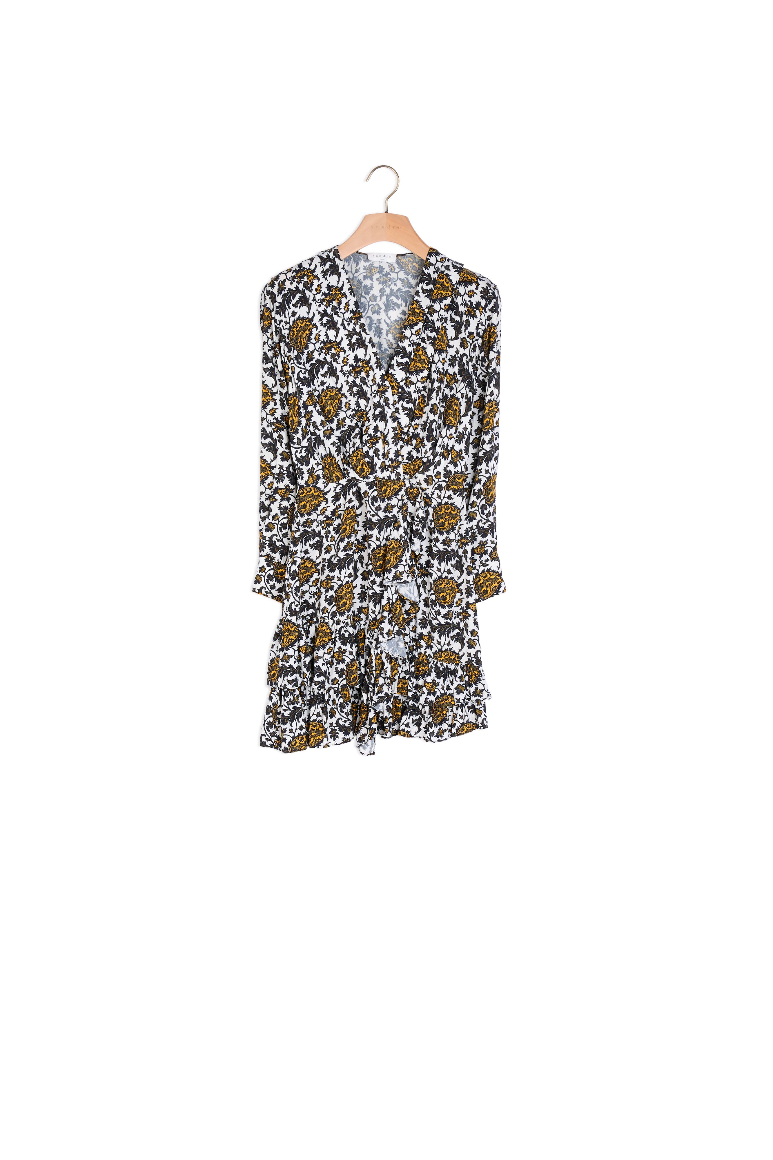 Robe courte imprimée Sandro seconde main