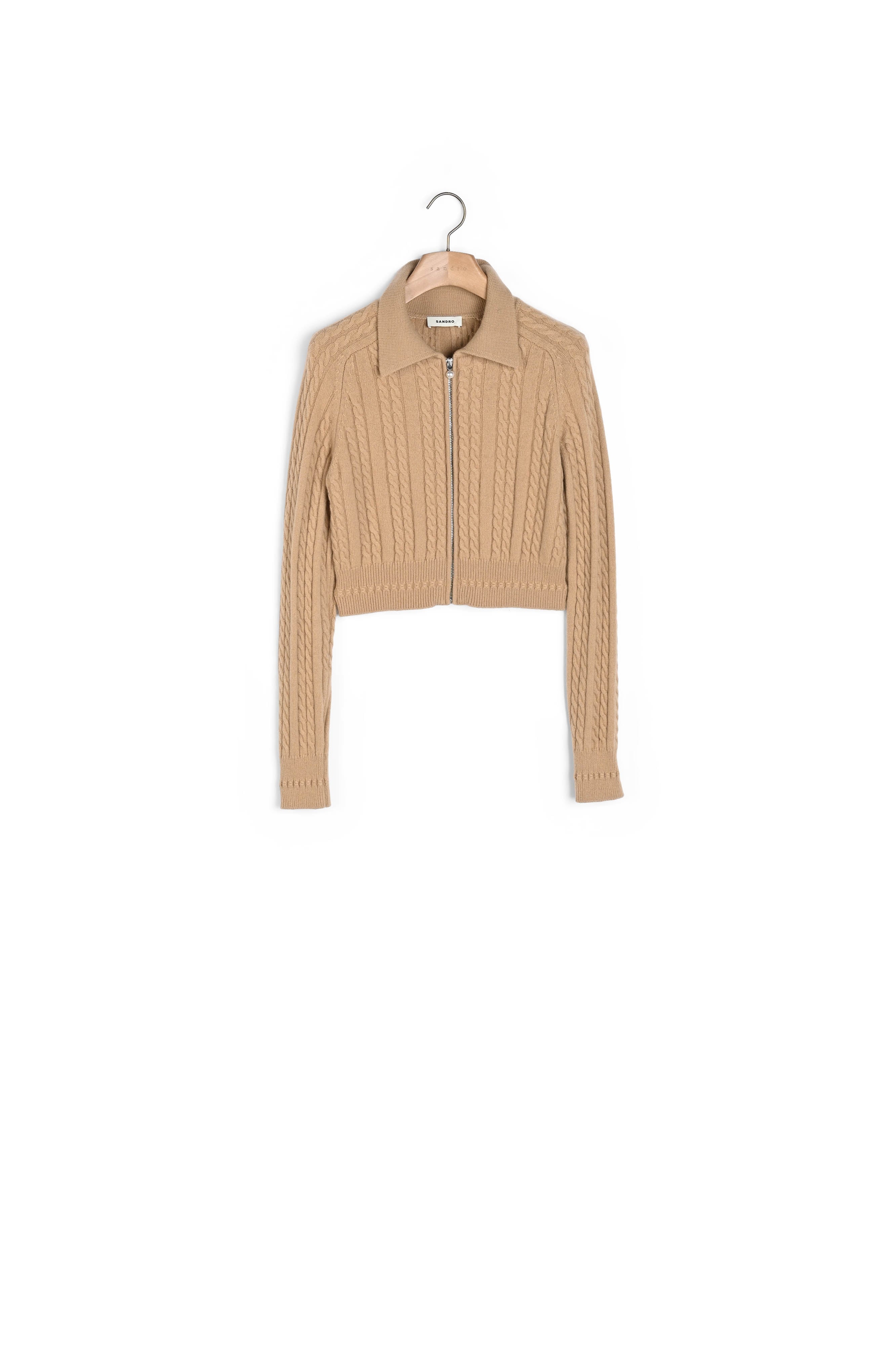 Cardigan court en Maille Sandro seconde main