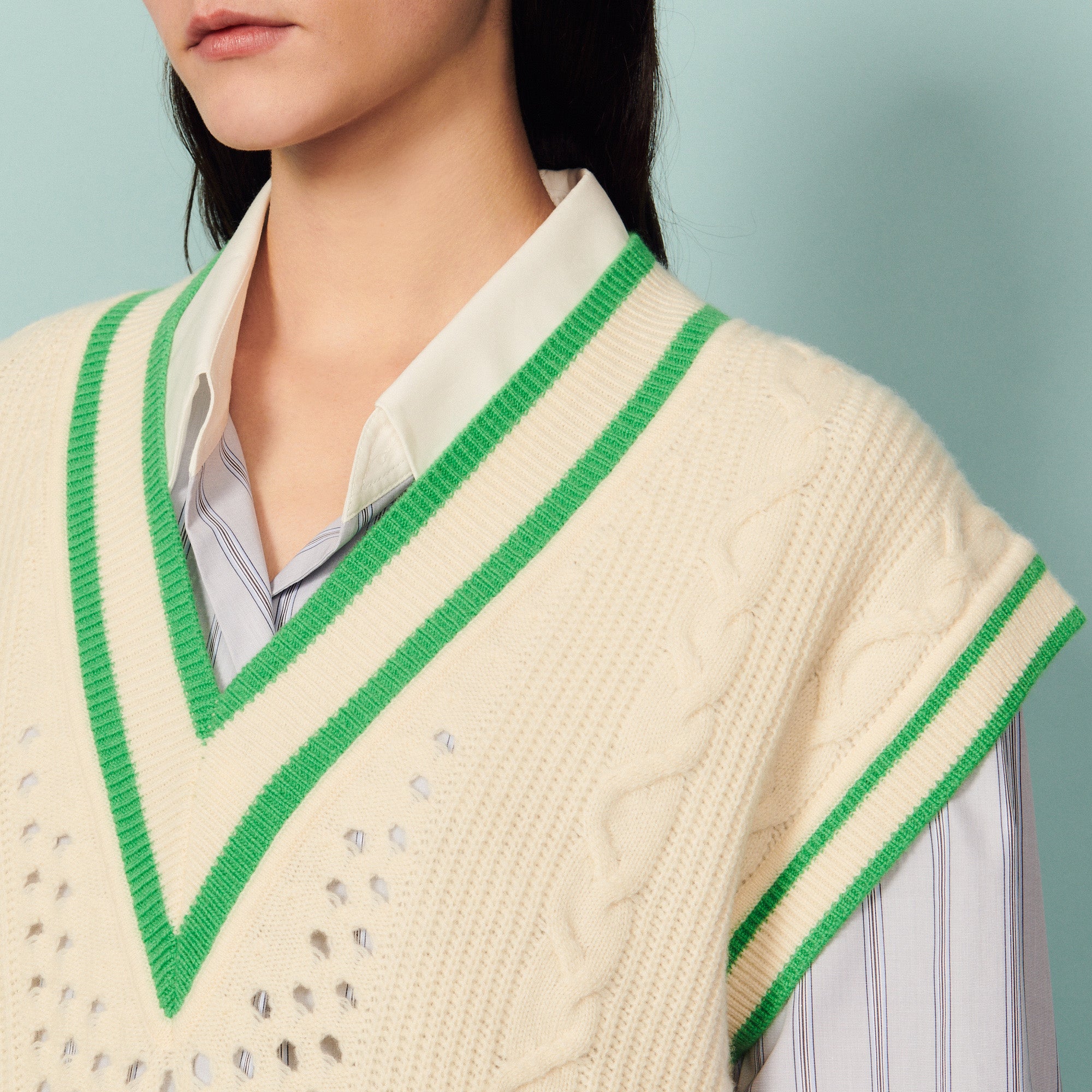 Pull sans manches Sandro seconde main