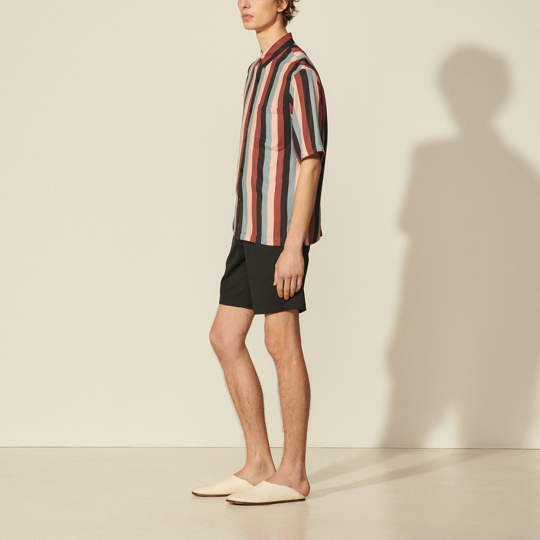 Chemise fluide à rayures imprimées Sandro seconde main