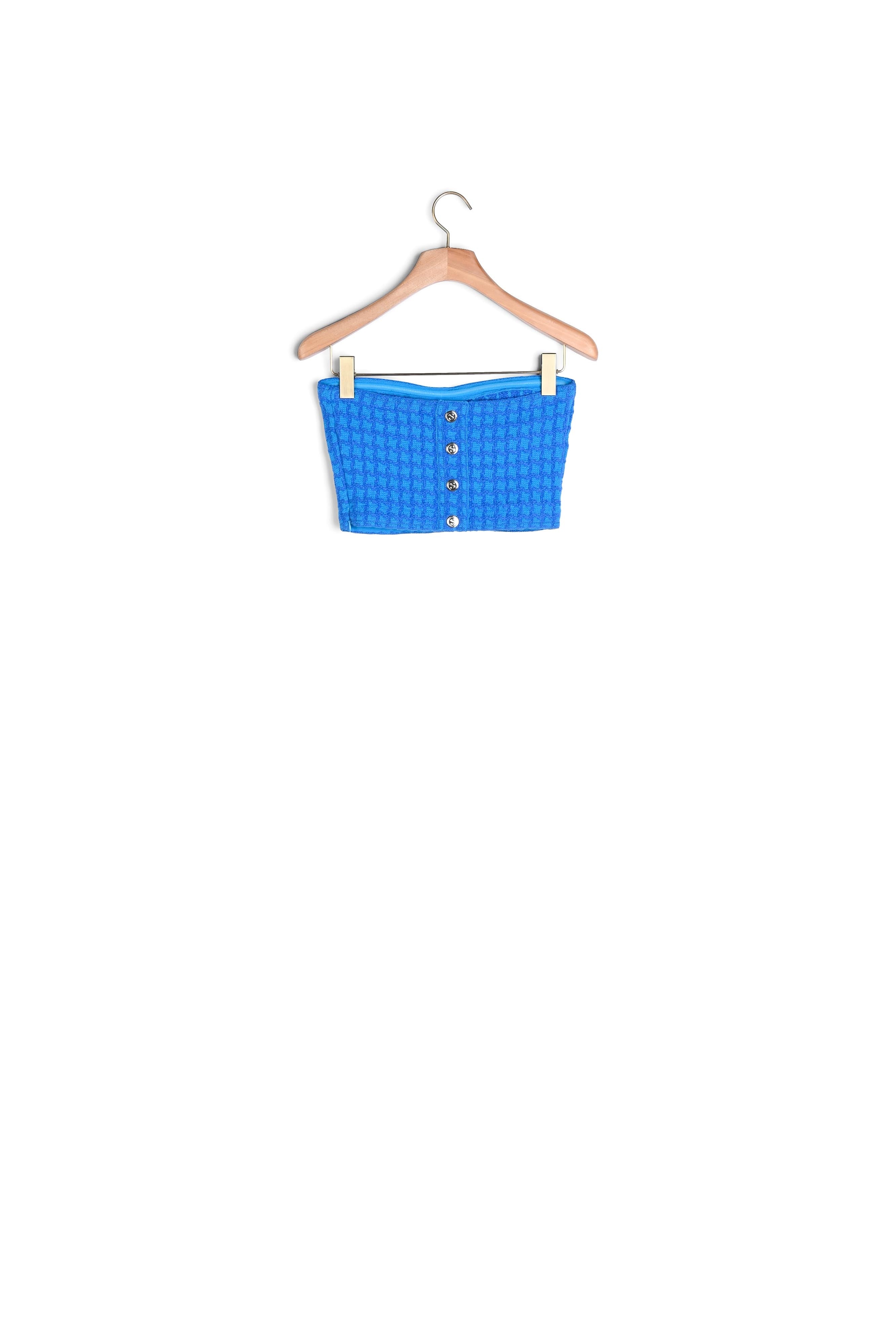 Bustier court en tweed Sandro seconde main