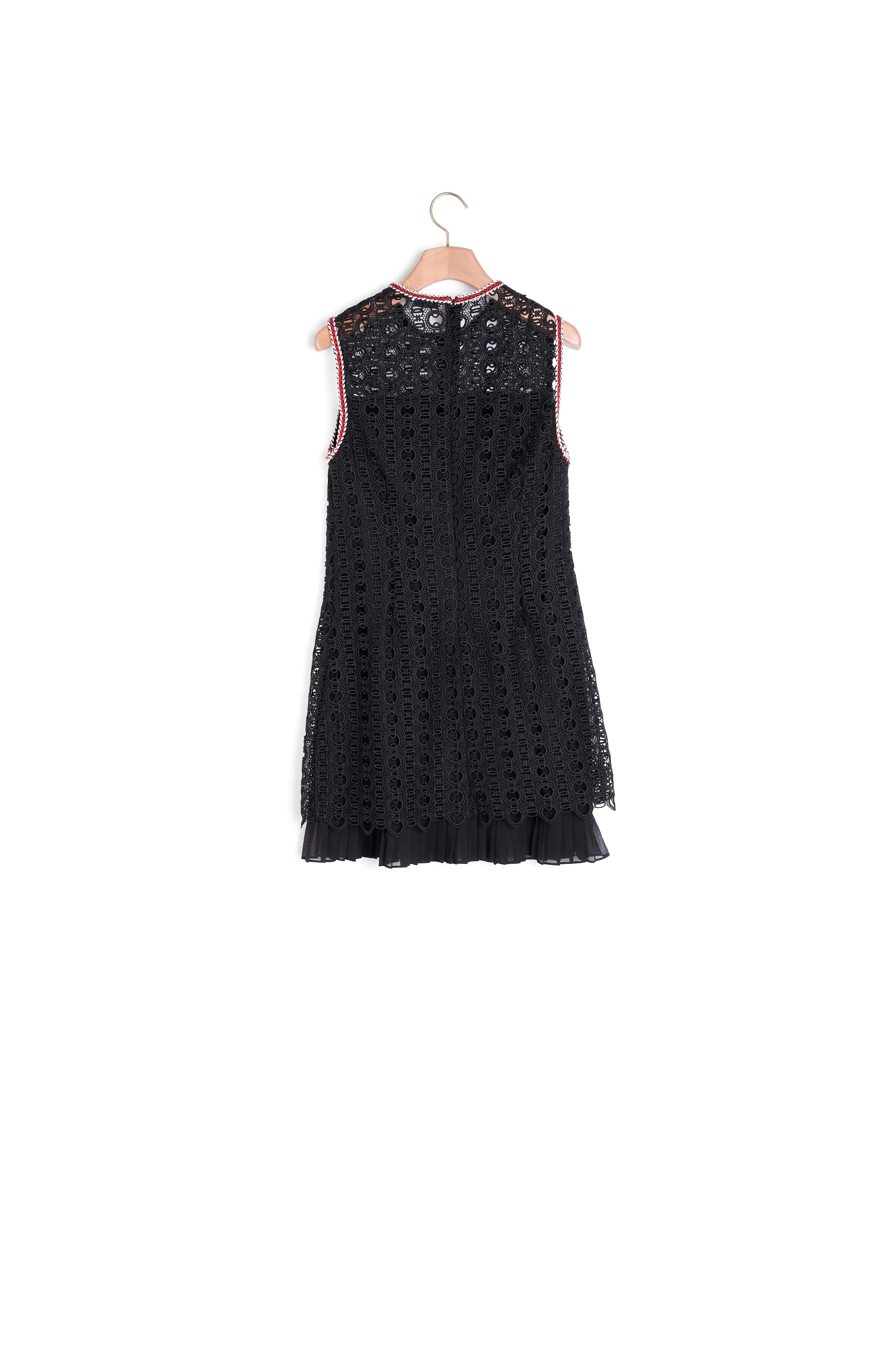 Robe en guipure sans manches Sandro seconde main