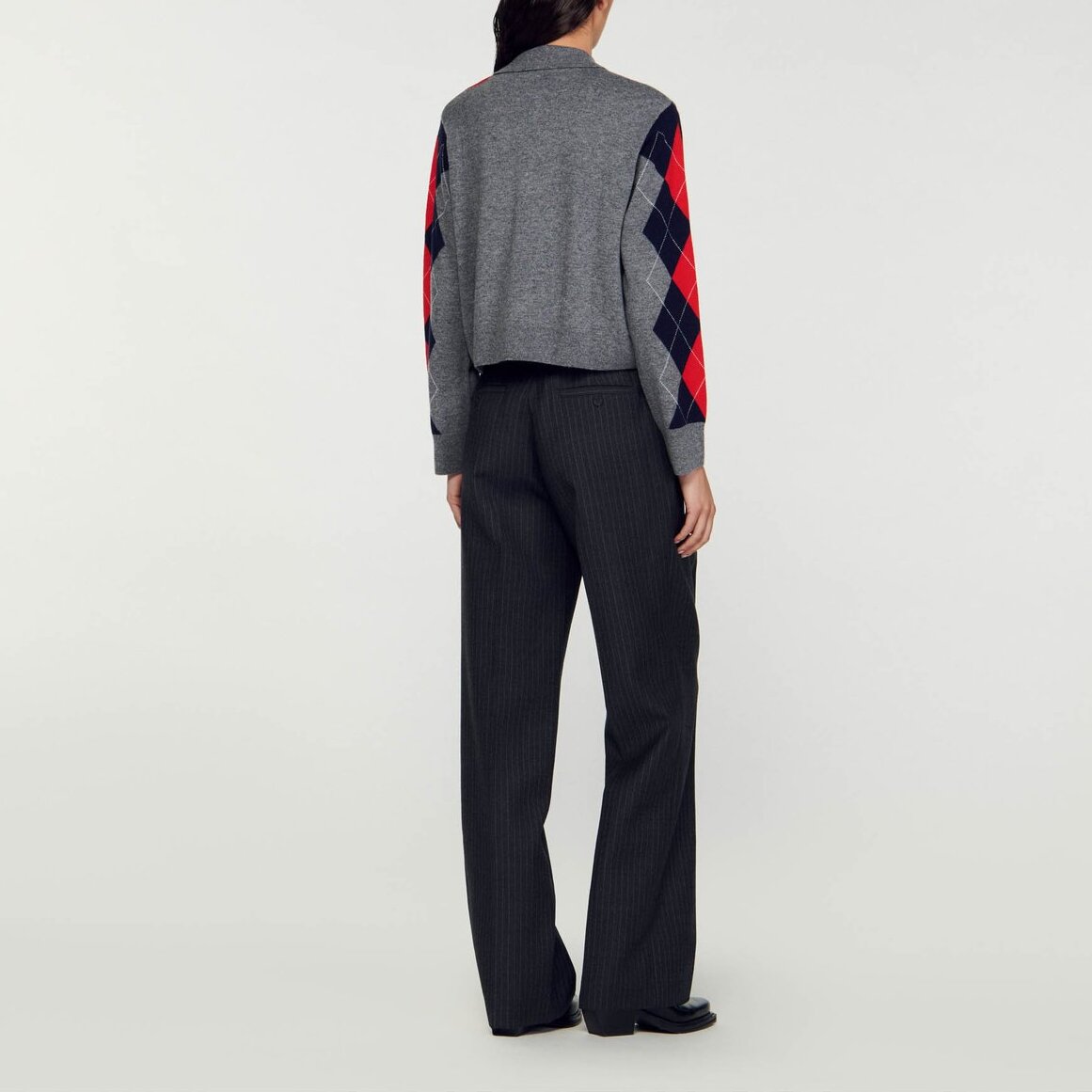 Pull polo losange Sandro seconde main