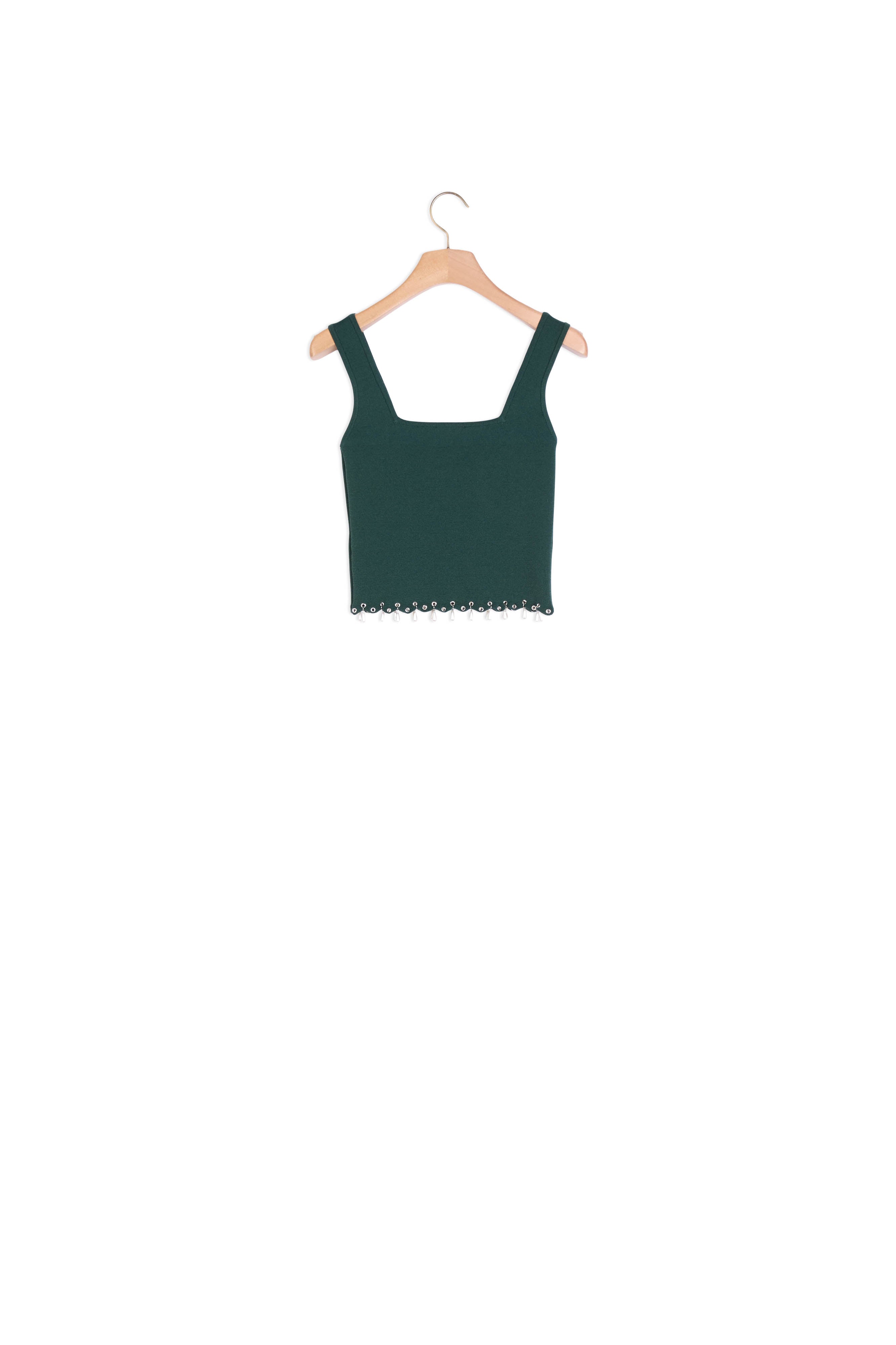 Brassière en Maille avec pampilles Sandro seconde main