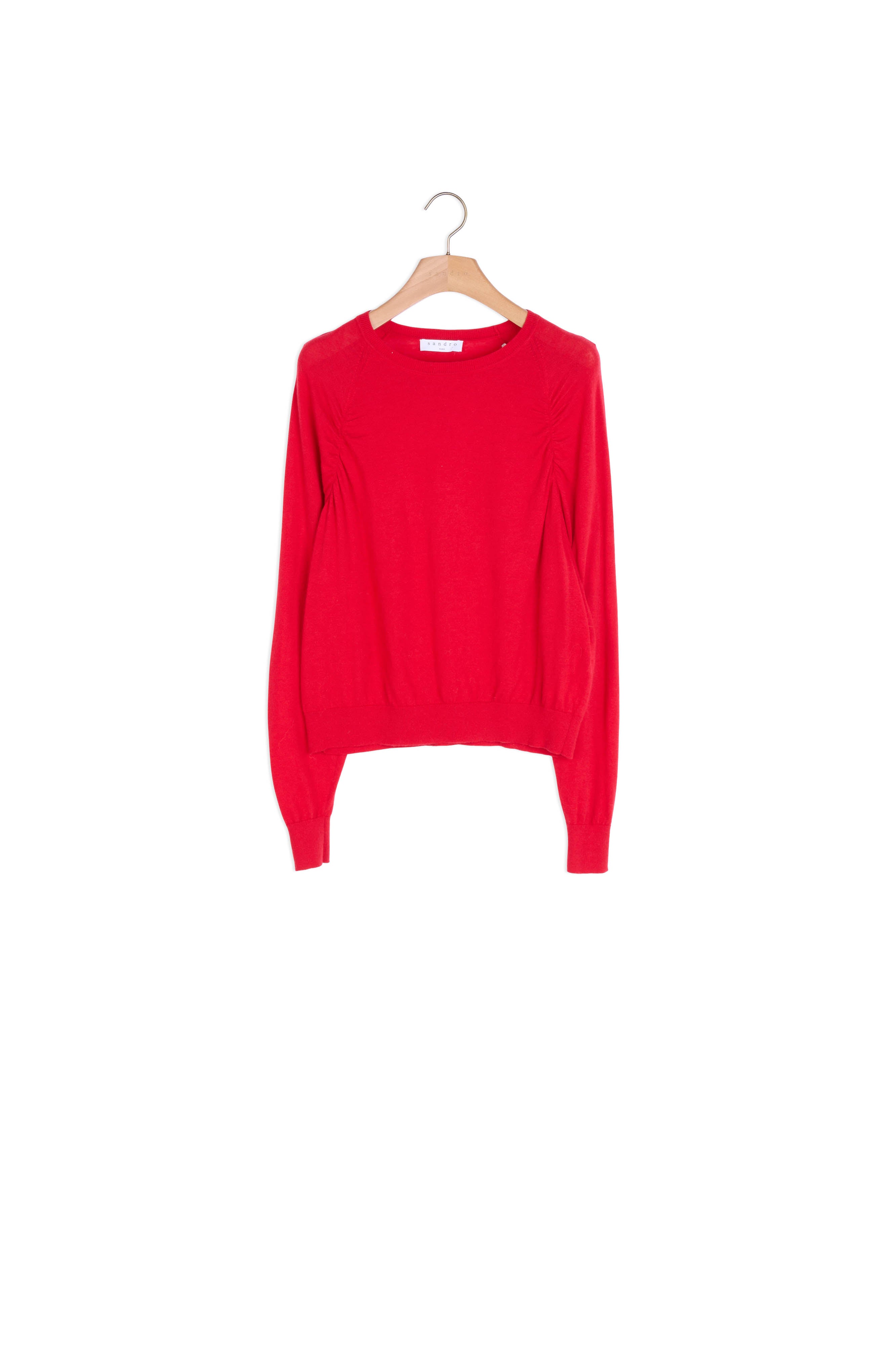 Pull manches longues en laine Sandro seconde main