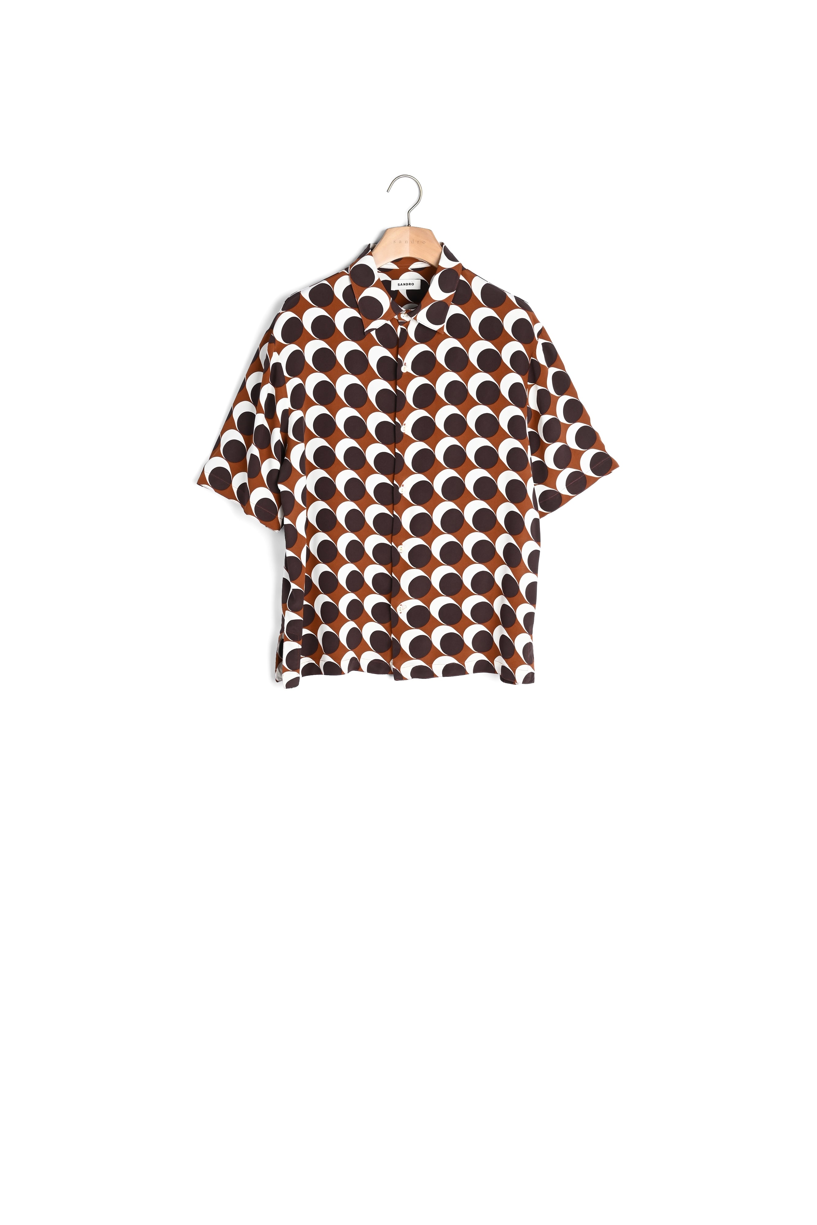 Chemise fluide imprimée Sandro seconde main