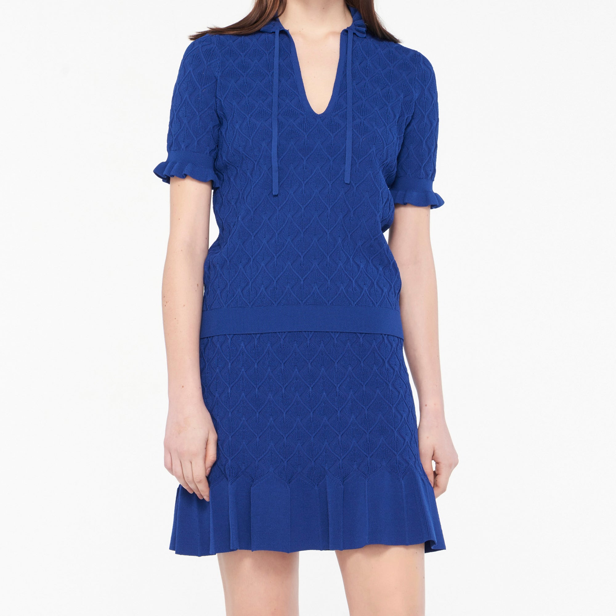 Jupe Maille en relief Sandro seconde main