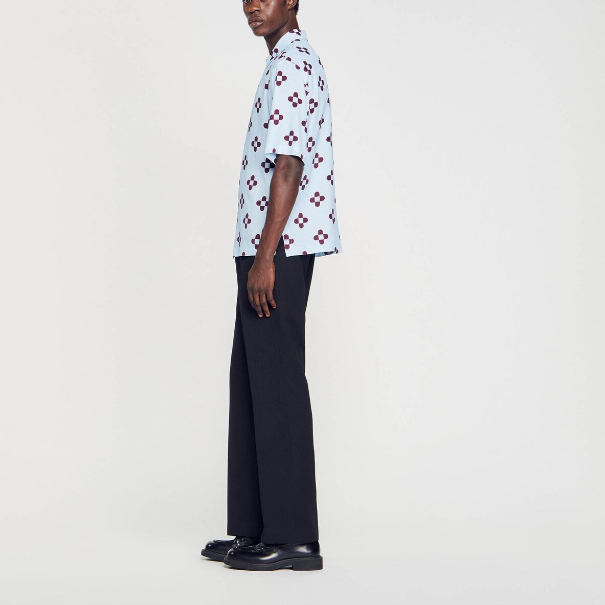 Chemise Cross Flower manches courtes Sandro seconde main