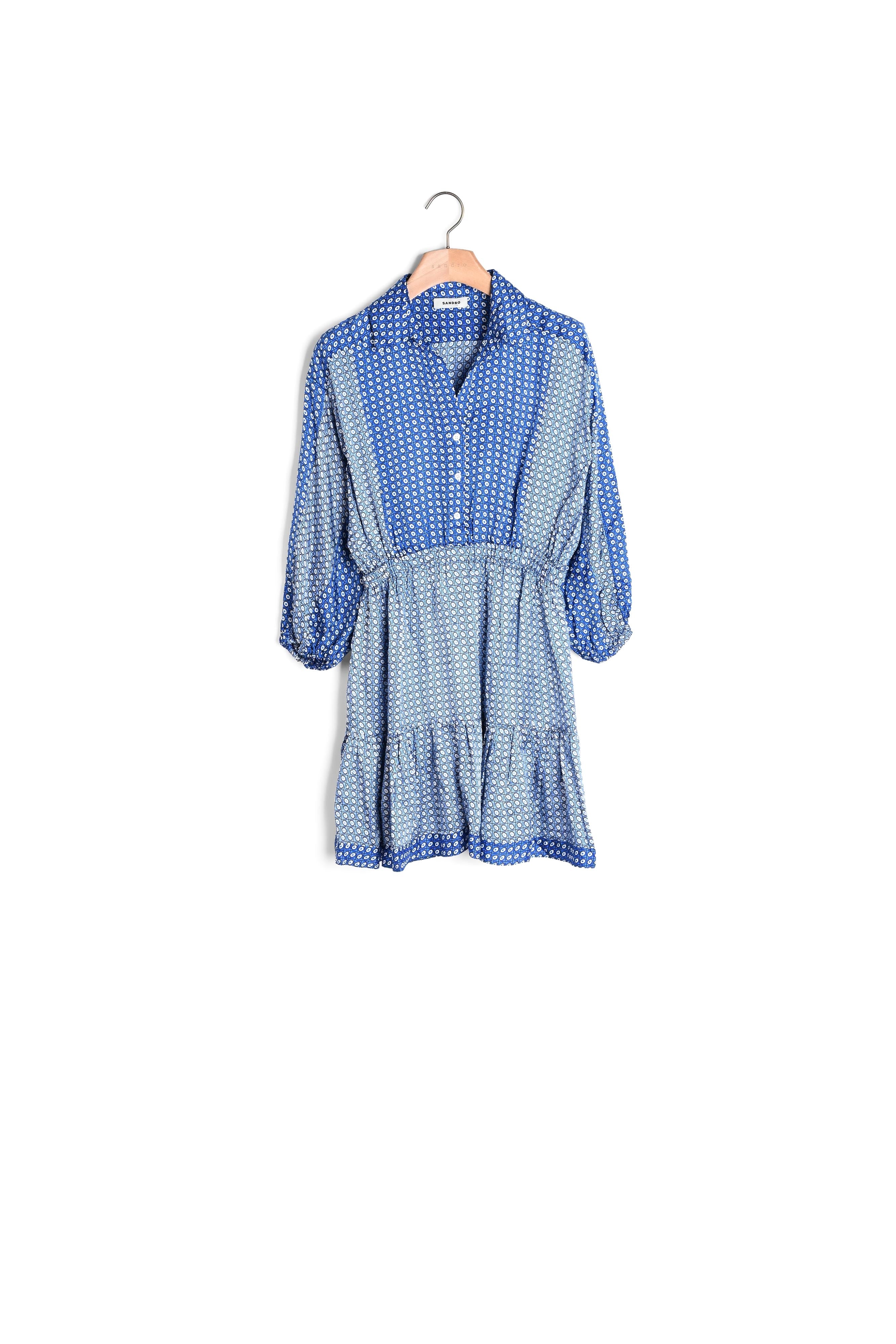 Robe courte imprimé cravate Sandro seconde main