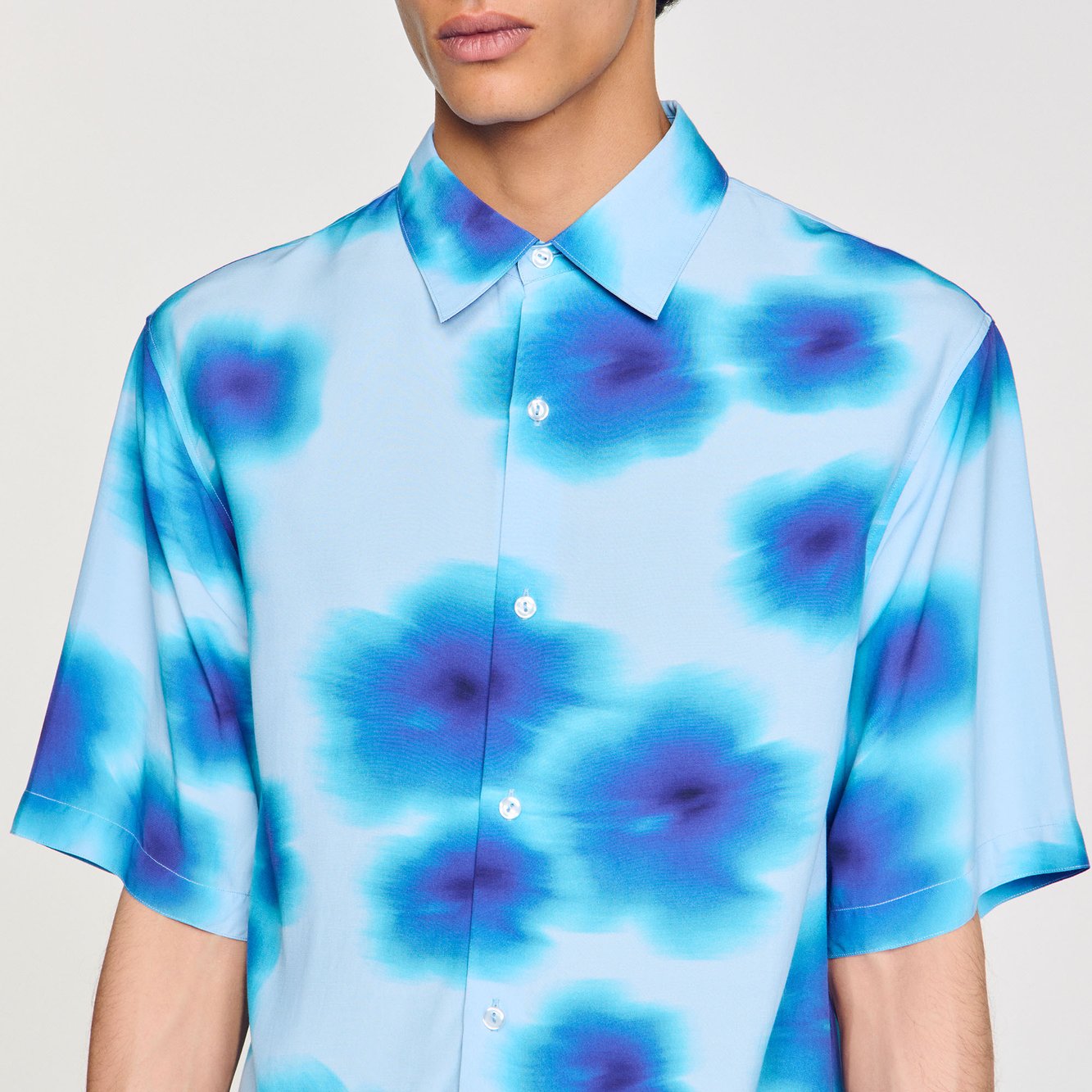 Chemise à imprimé fleuri Sandro seconde main