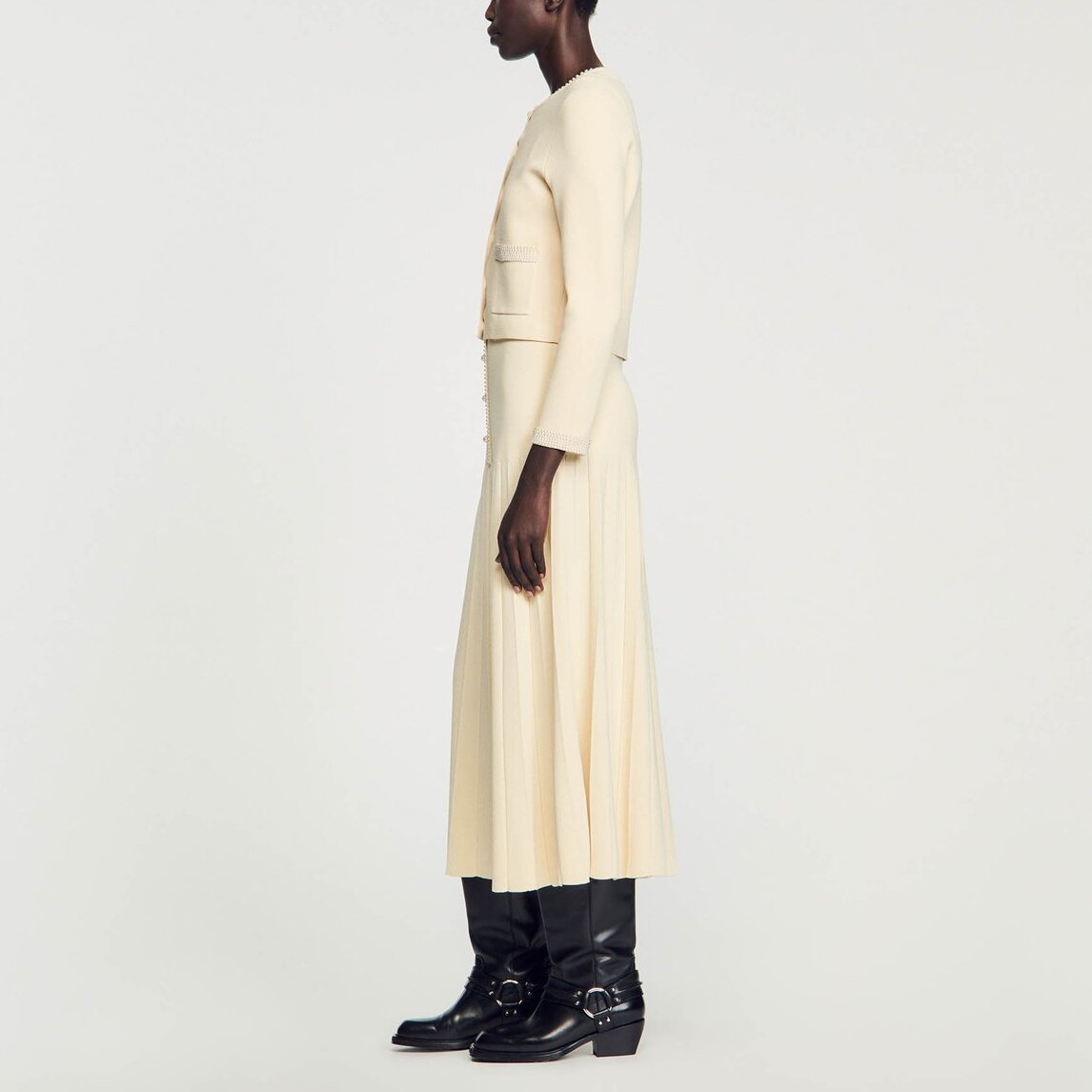 Cardigan orné de perles Sandro seconde main