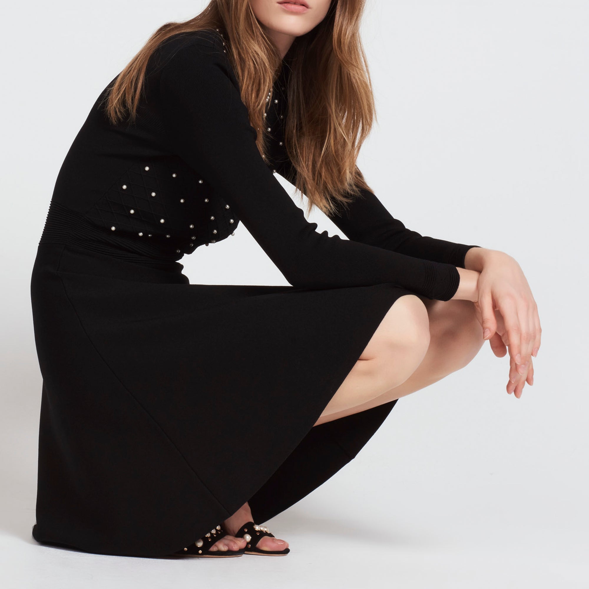 Robe avec perles Sandro seconde main