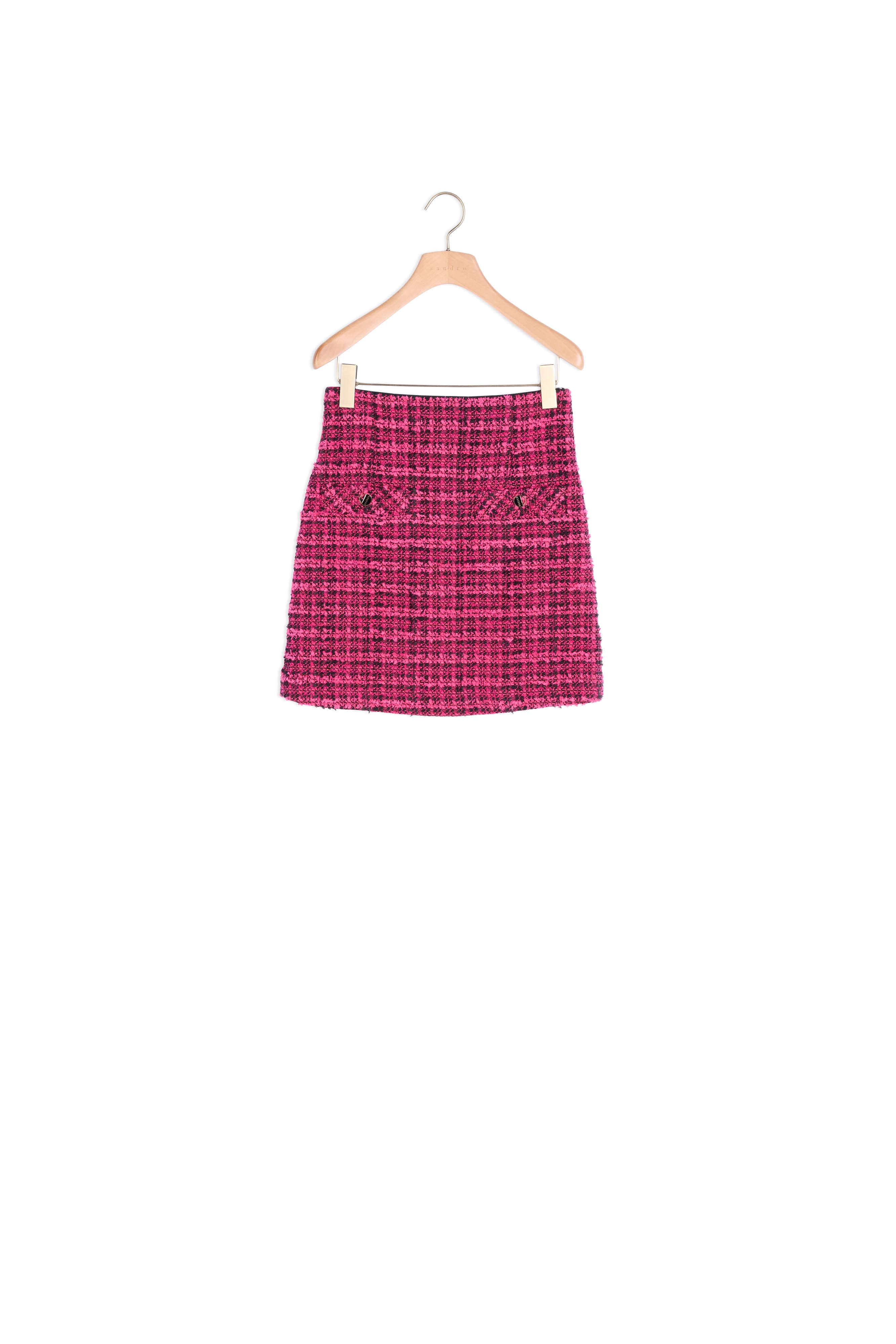 Jupe courte en tweed Sandro seconde main