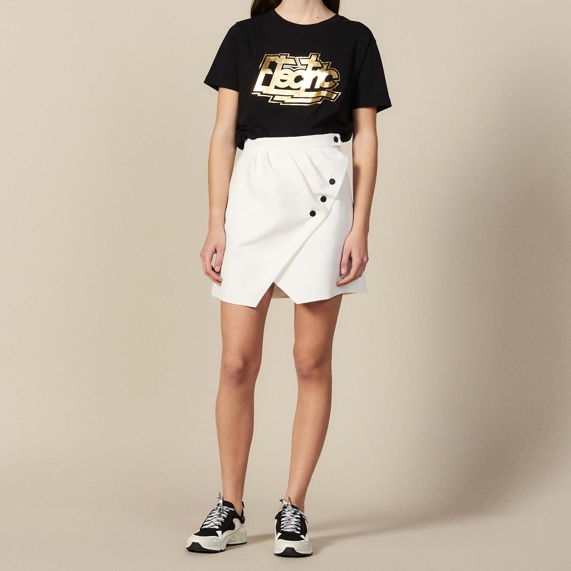 Jupe courte portefeuille Sandro seconde main