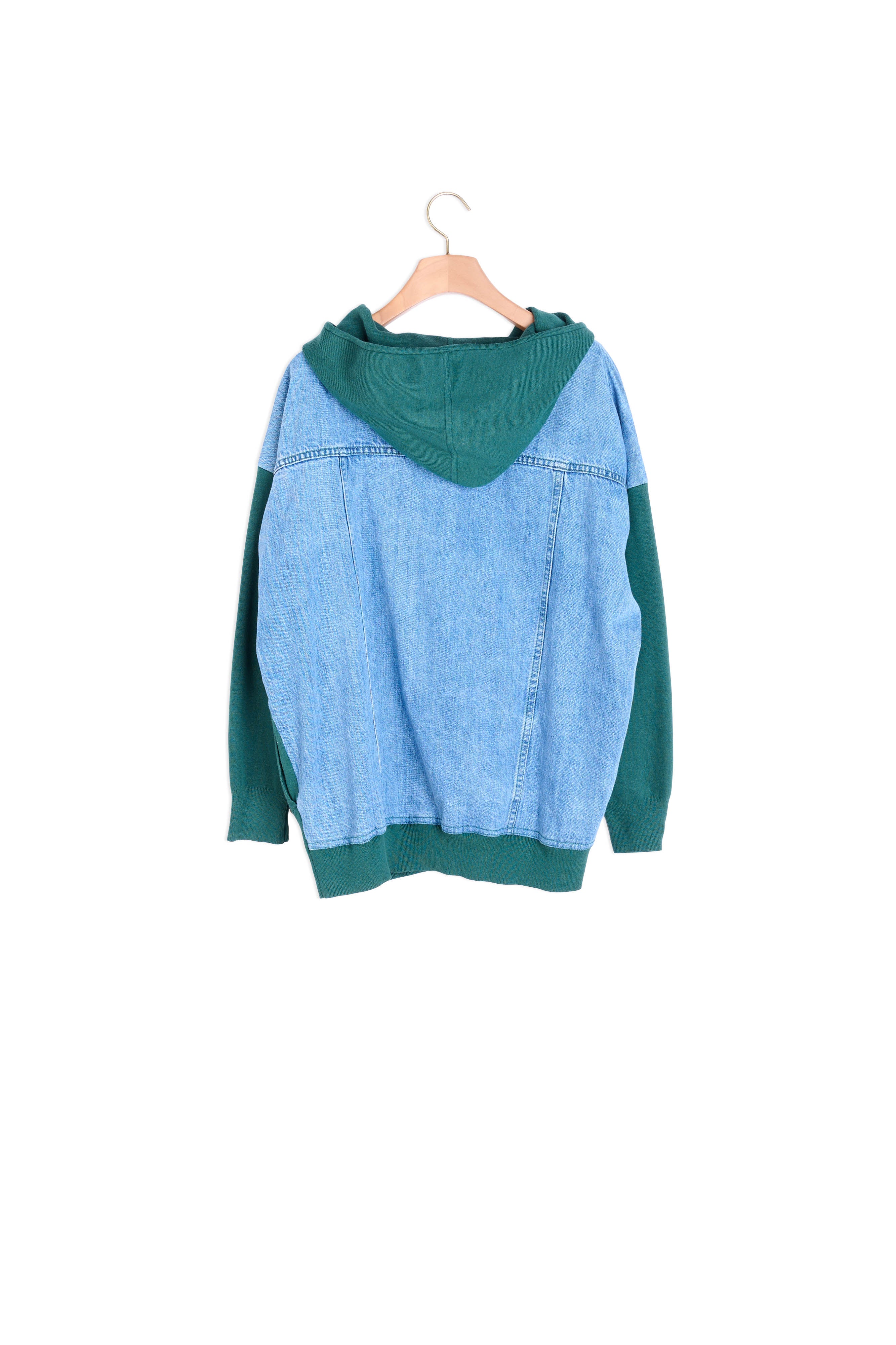 Cardigan hoodie bi-matière Sandro seconde main