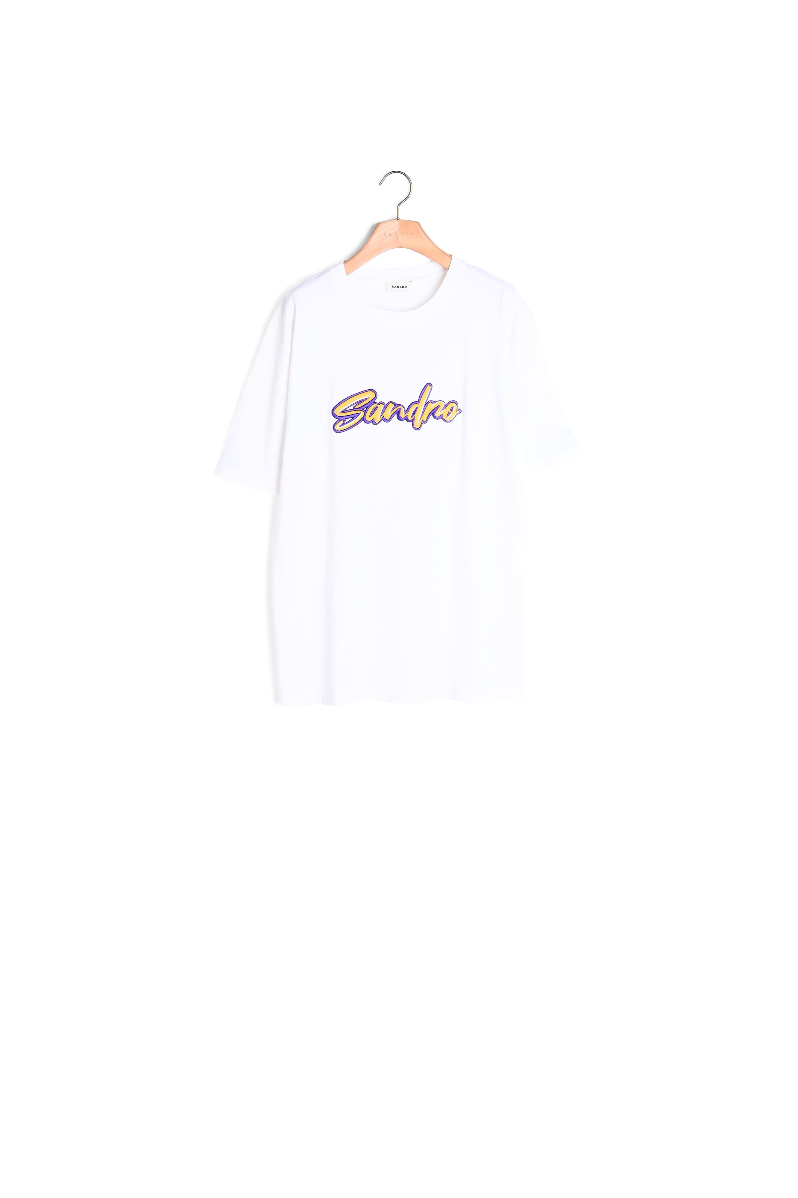 T-shirt brodé Sandro seconde main