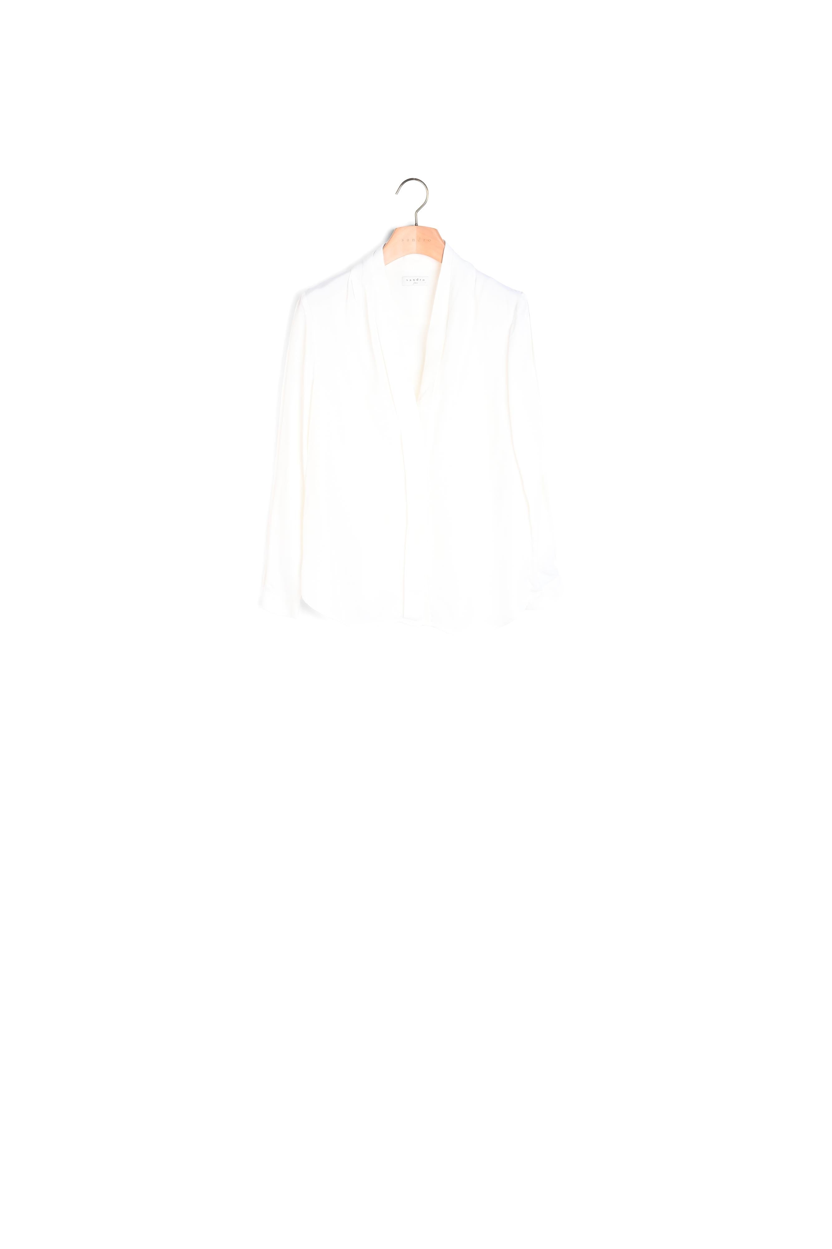 Chemise blanc Sandro seconde main