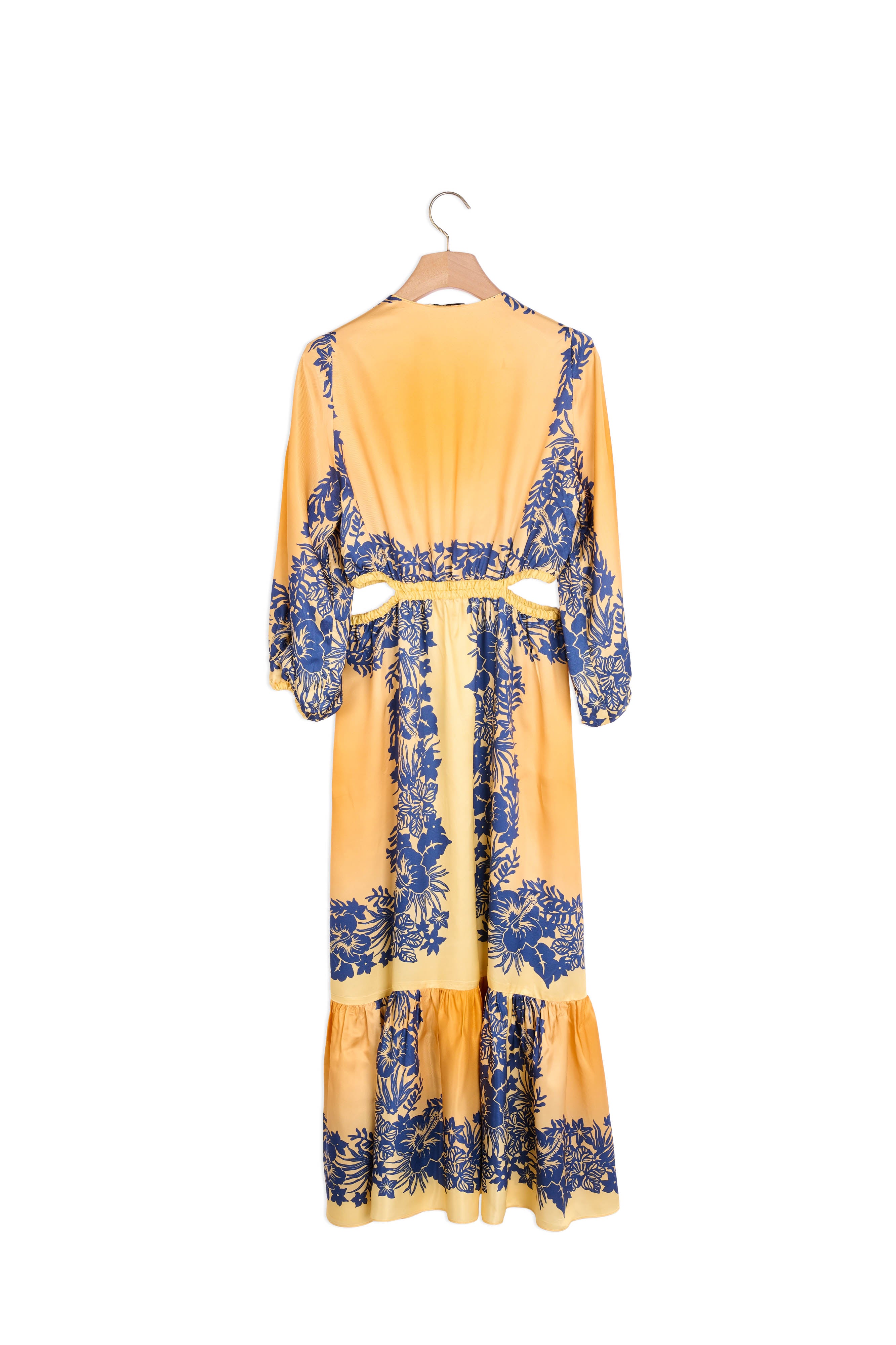 Robe longue imprimée Hawaï Sandro seconde main