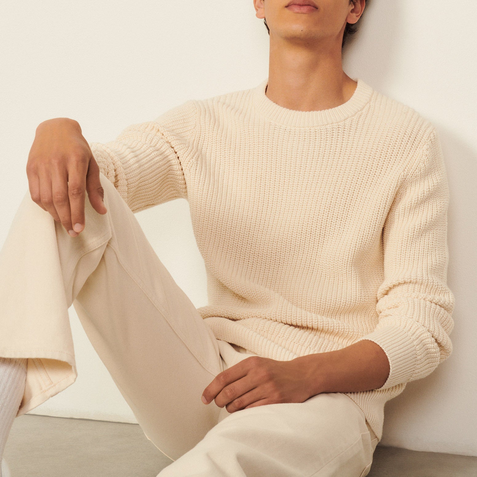 Pull en coton et soie Sandro seconde main