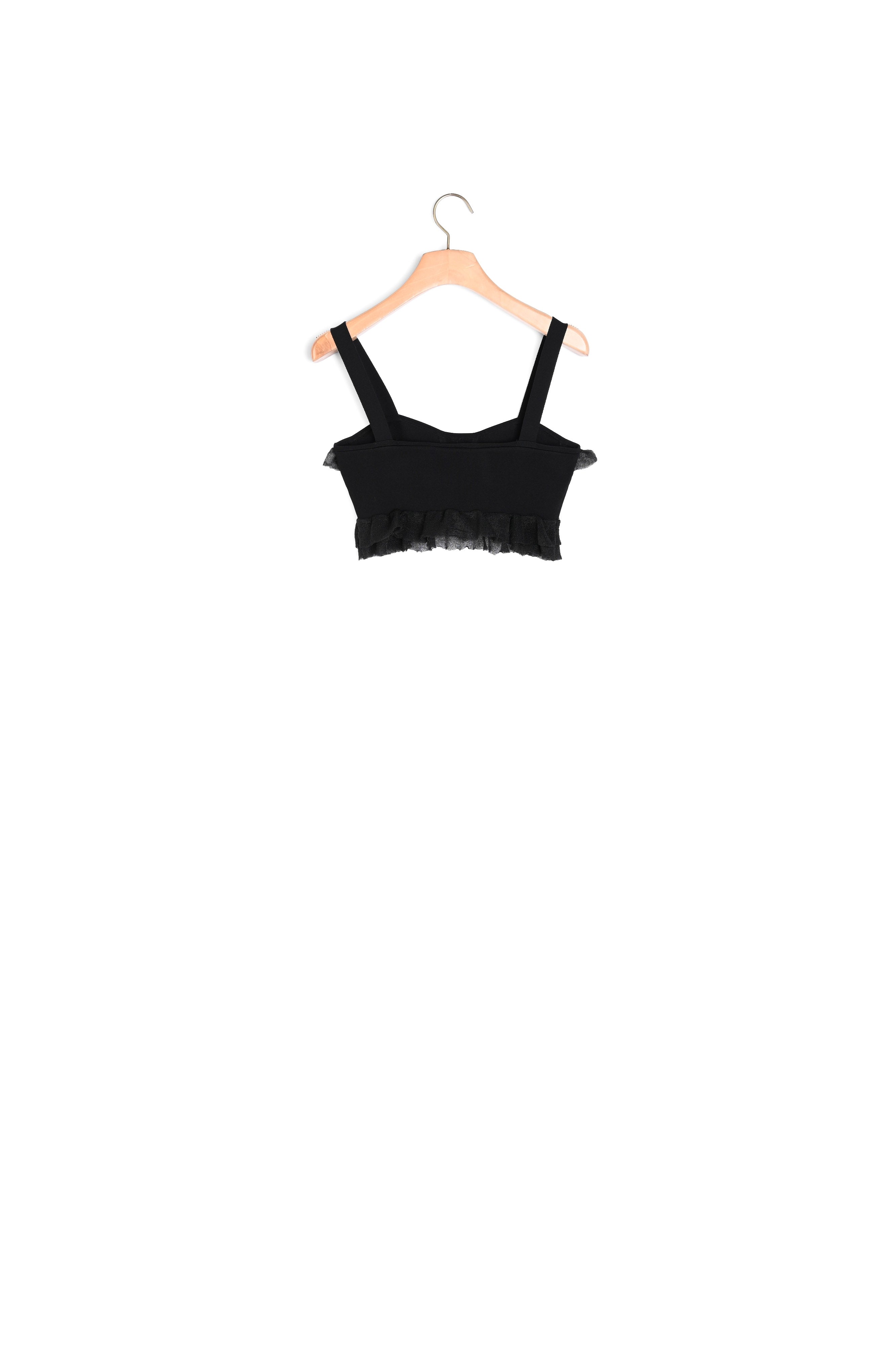 Brassière en Maille esprit lingerie Sandro seconde main