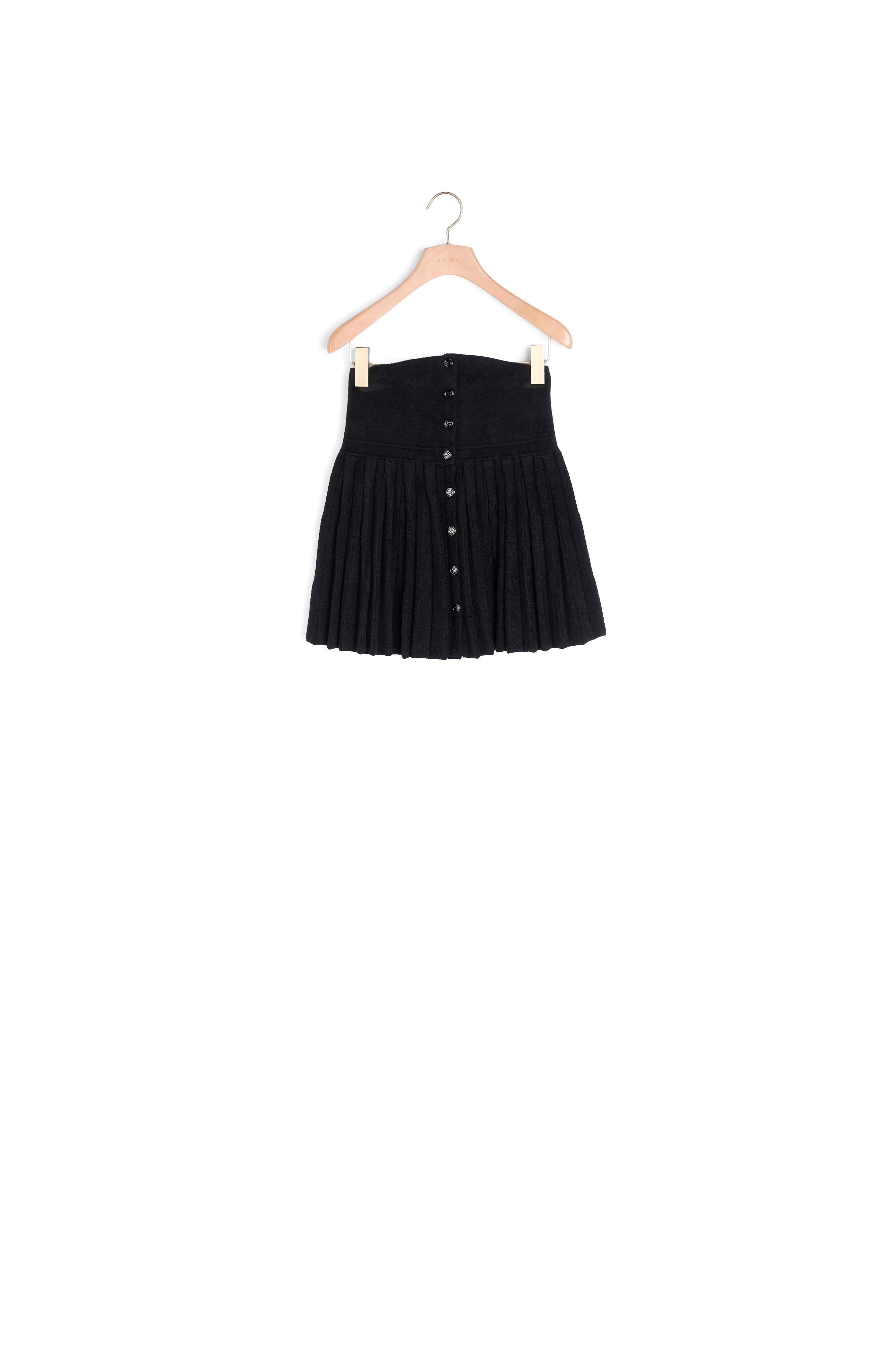 Jupe courte en Maille velours Sandro seconde main