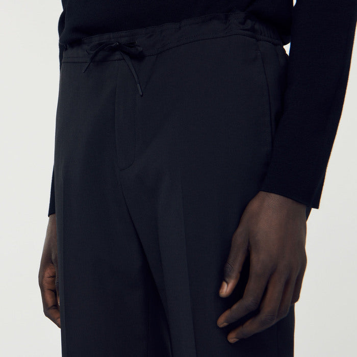 Pantalon à ceinture élastiquée Sandro seconde main