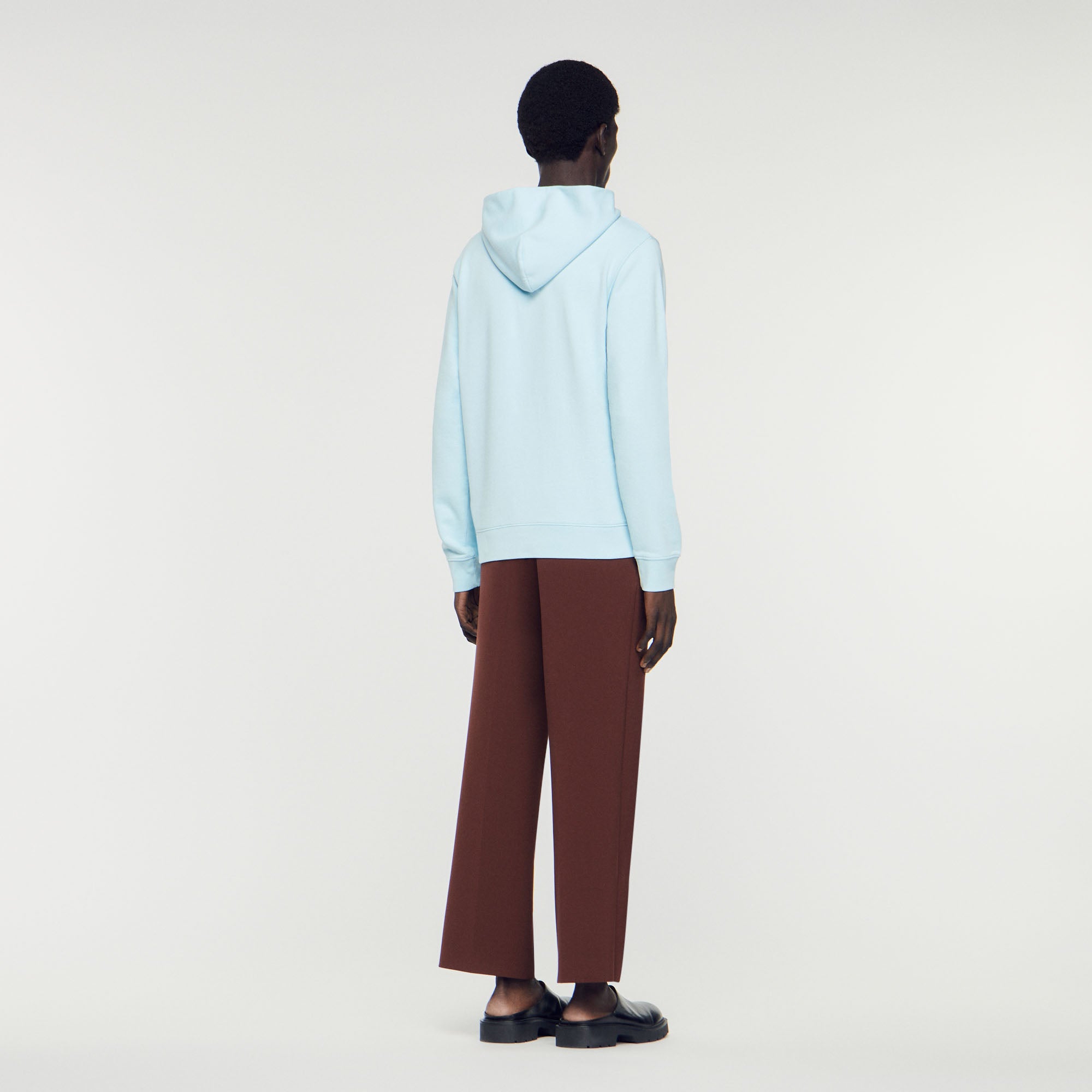 Sweatshirt Bleu Clair Sandro seconde main