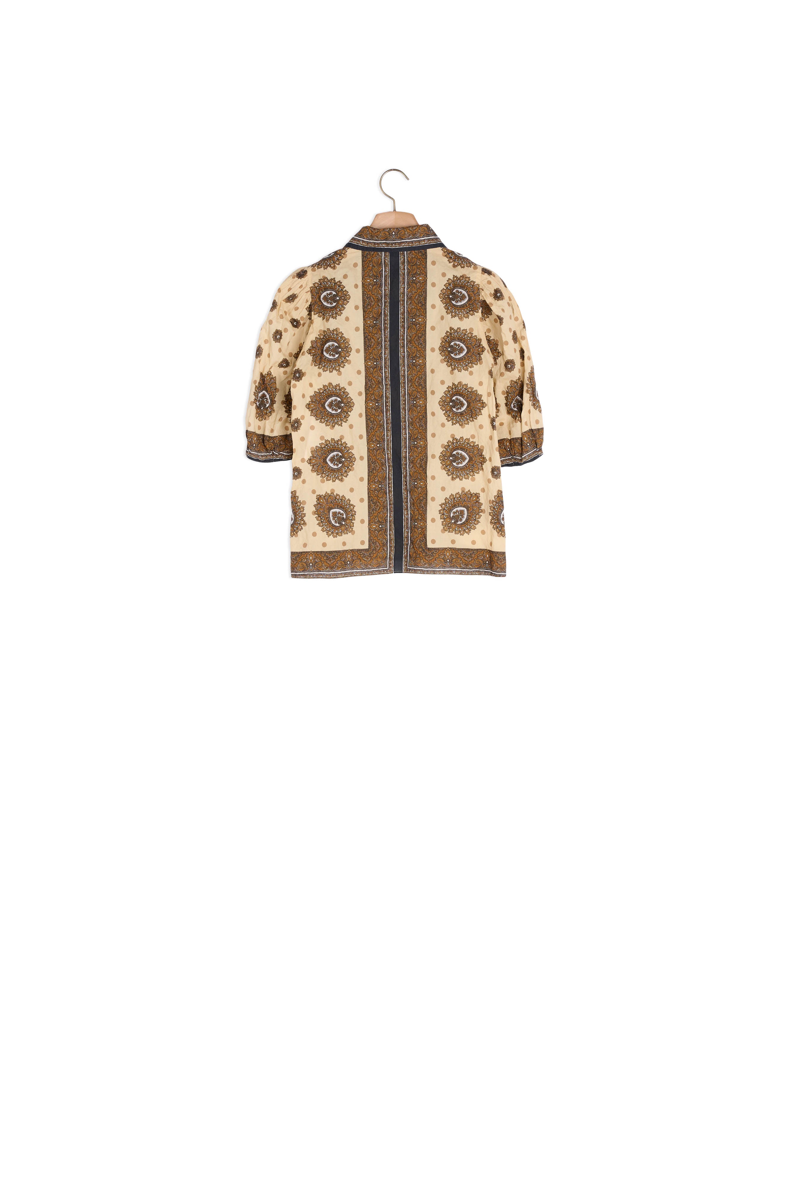 Chemise en coton imprimé Sandro seconde main