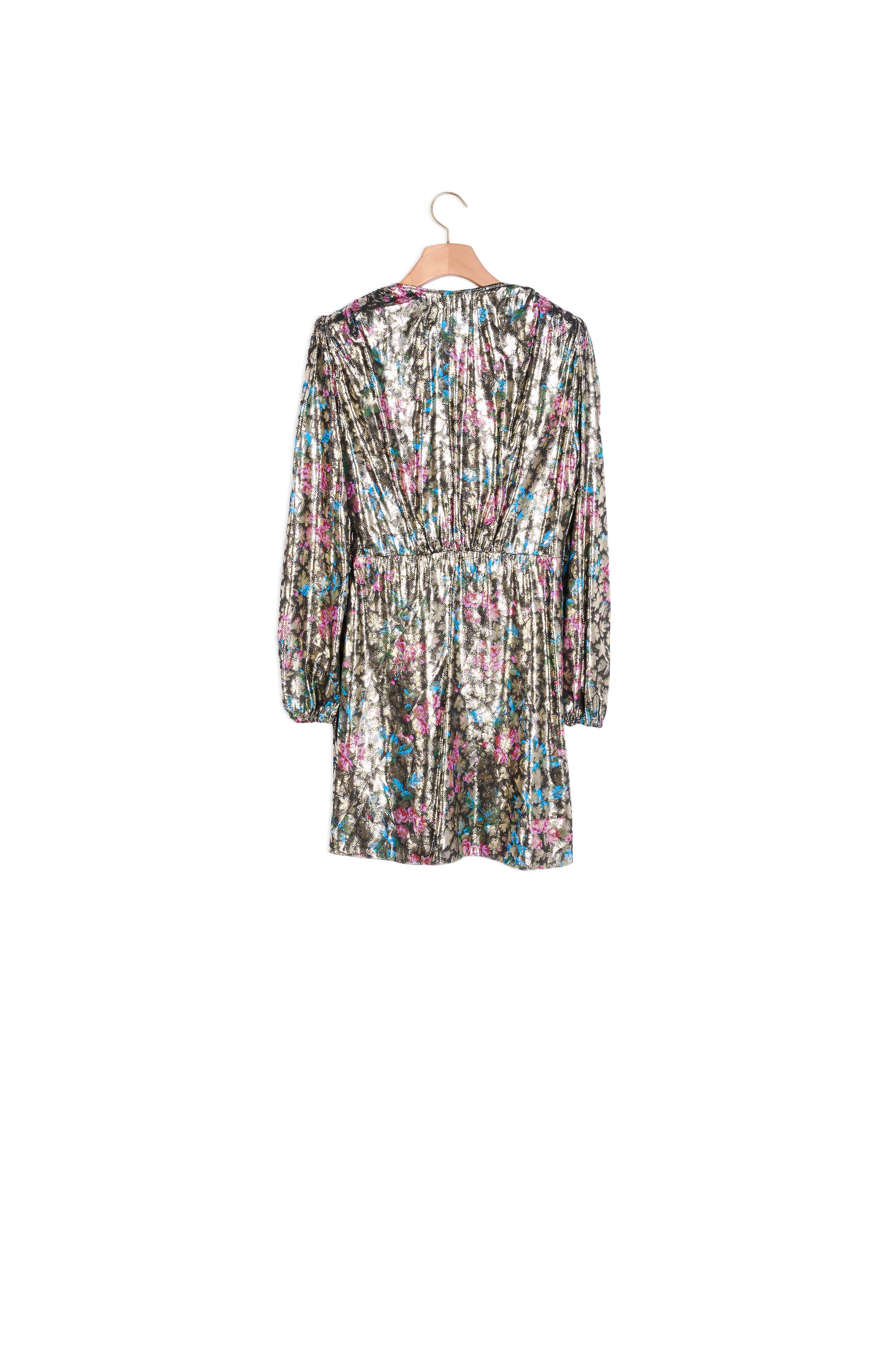 Robe courte en jacquard lurex Sandro seconde main