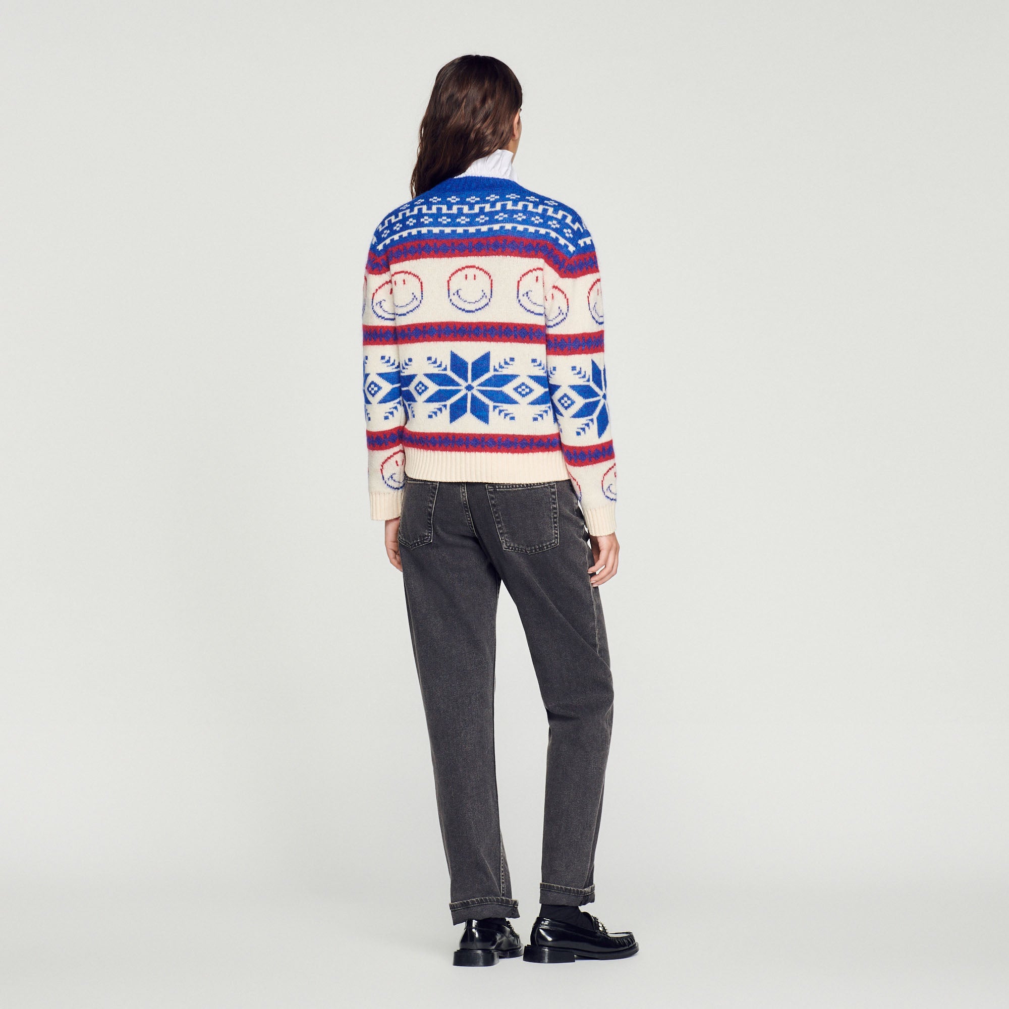 Pull Smiley Sandro seconde main