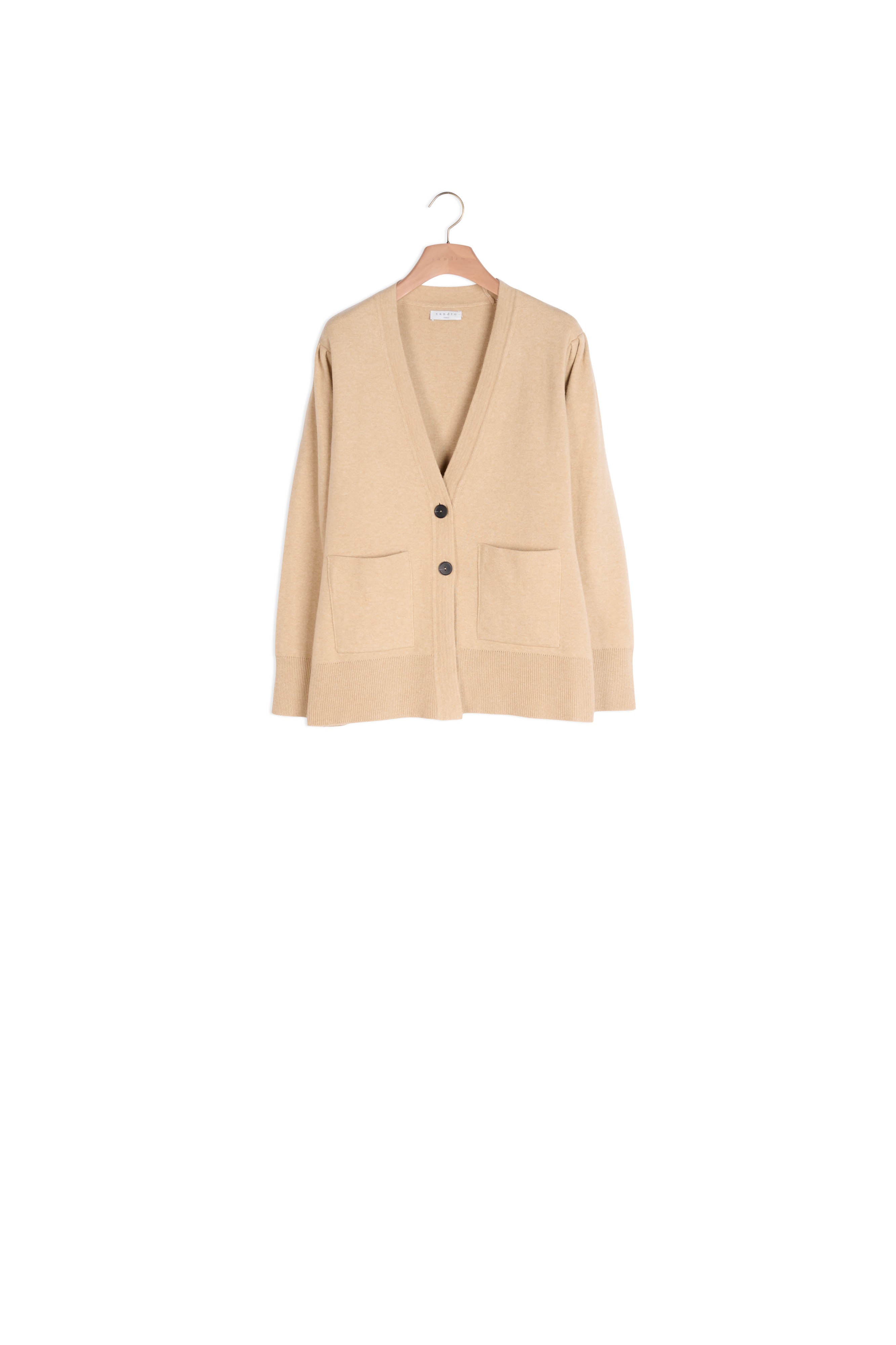 Cardigan long boutonné Sandro seconde main
