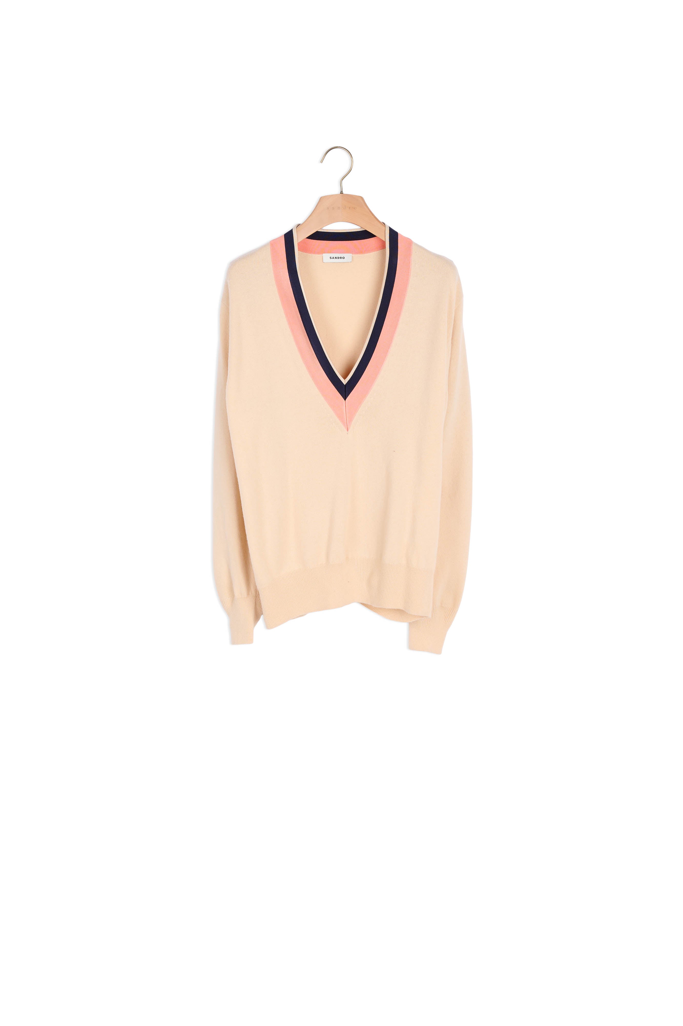 Pull en laine et cachemire Sandro seconde main