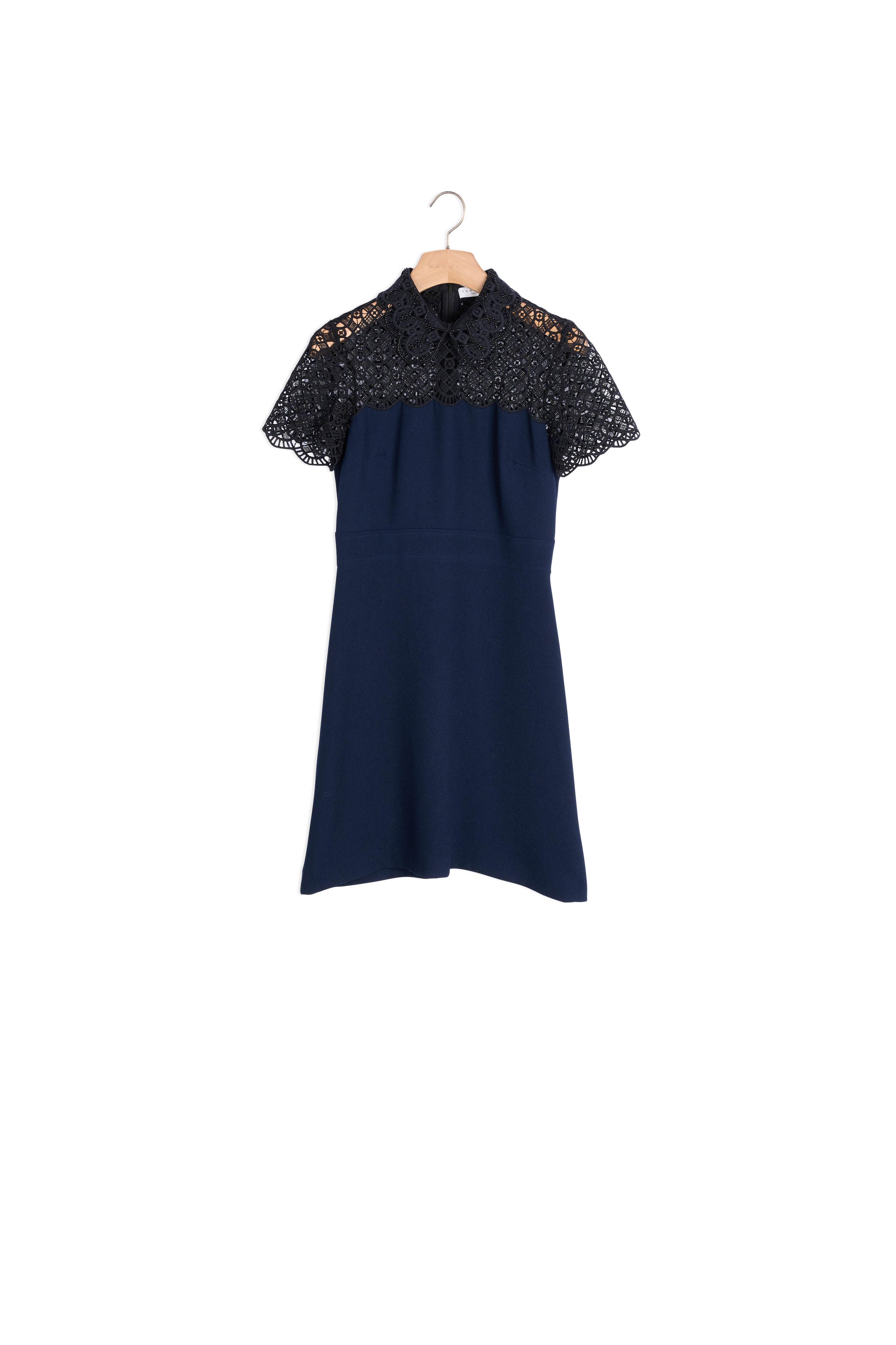 Robe courte col Claudine Sandro seconde main