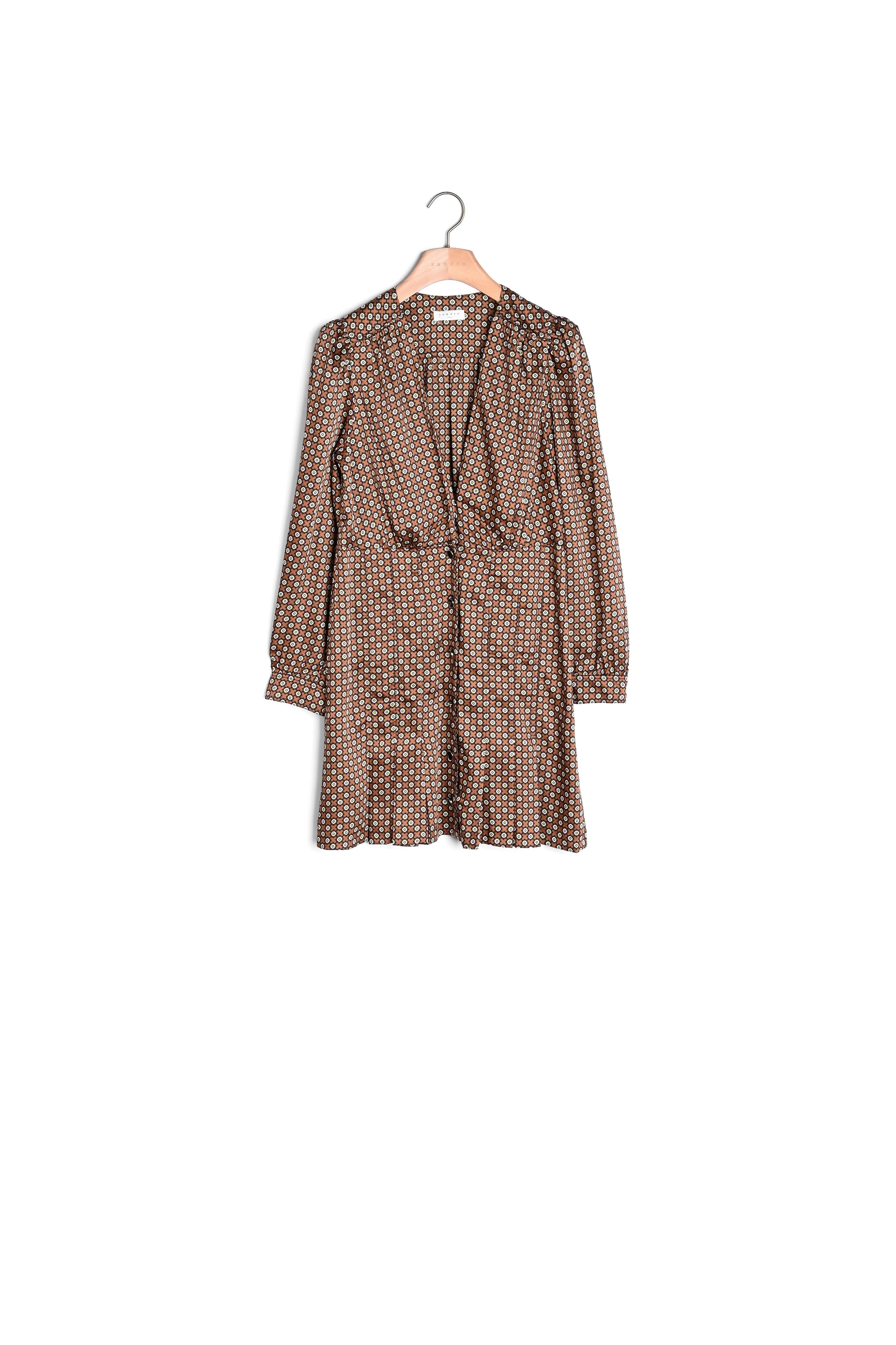 Robe Marron / Noir Sandro seconde main