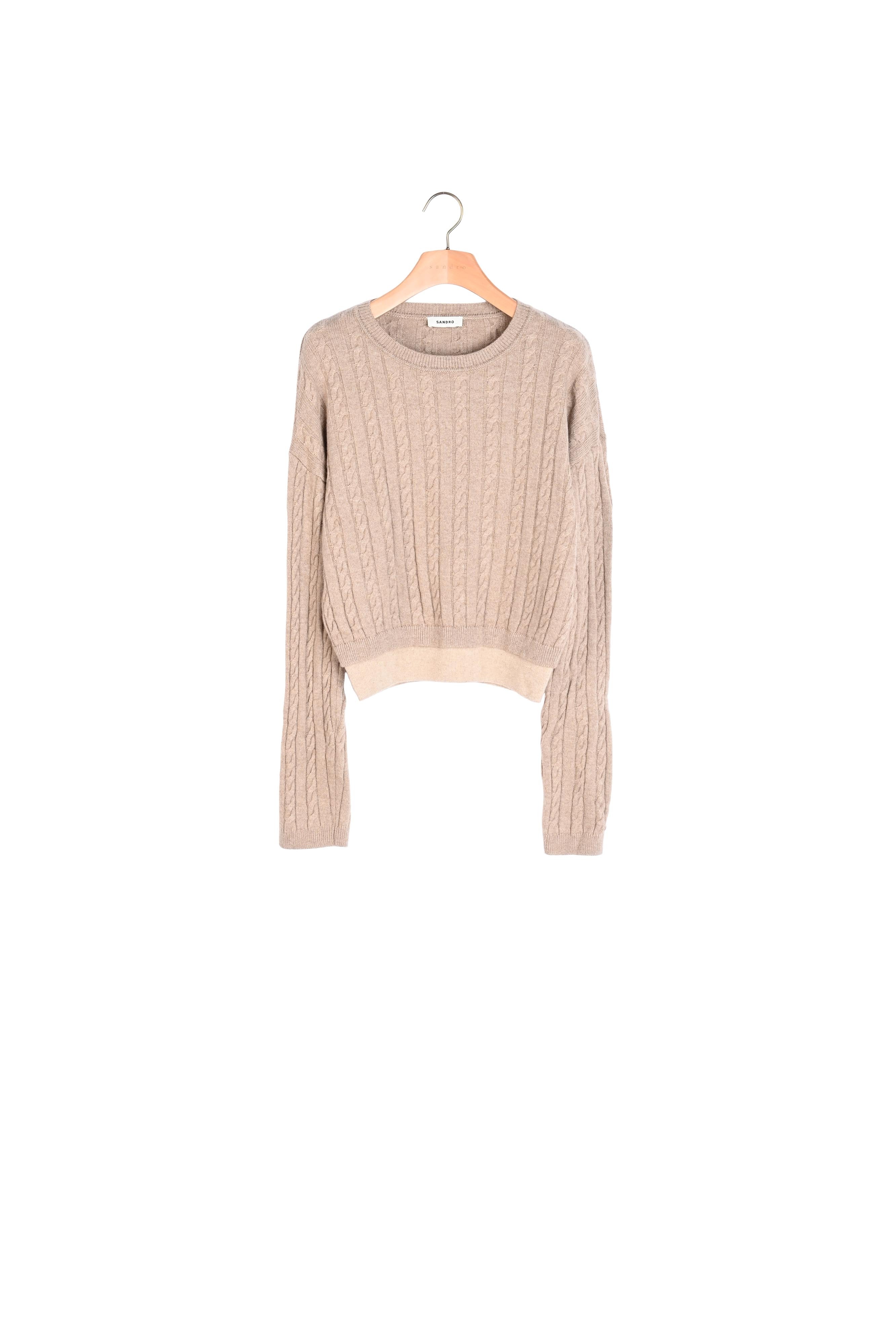 Pull en laine et cachemire Sandro seconde main